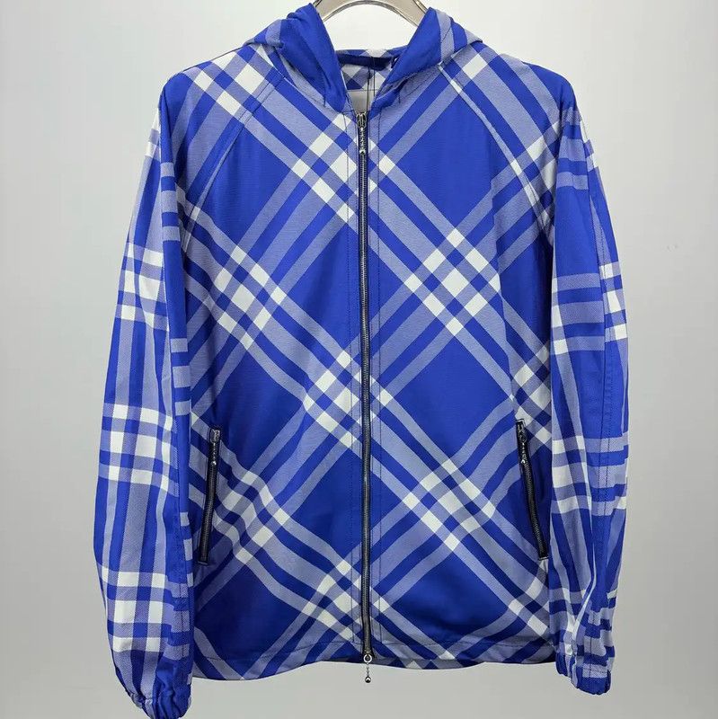 Burberry Burberry Men's Blue Hooded Jacket Size US M / EU 48-50 / 2 - 1 Thumbnail