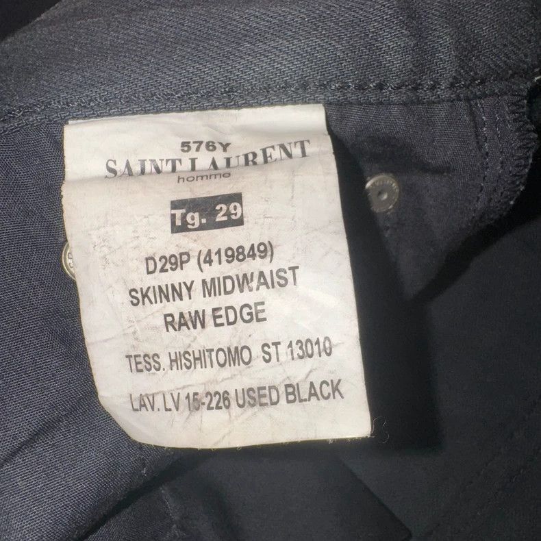 Saint Laurent Paris Saint Laurent 16FW Sample Distressed Denim Jeans Size US 29 - 6 Thumbnail