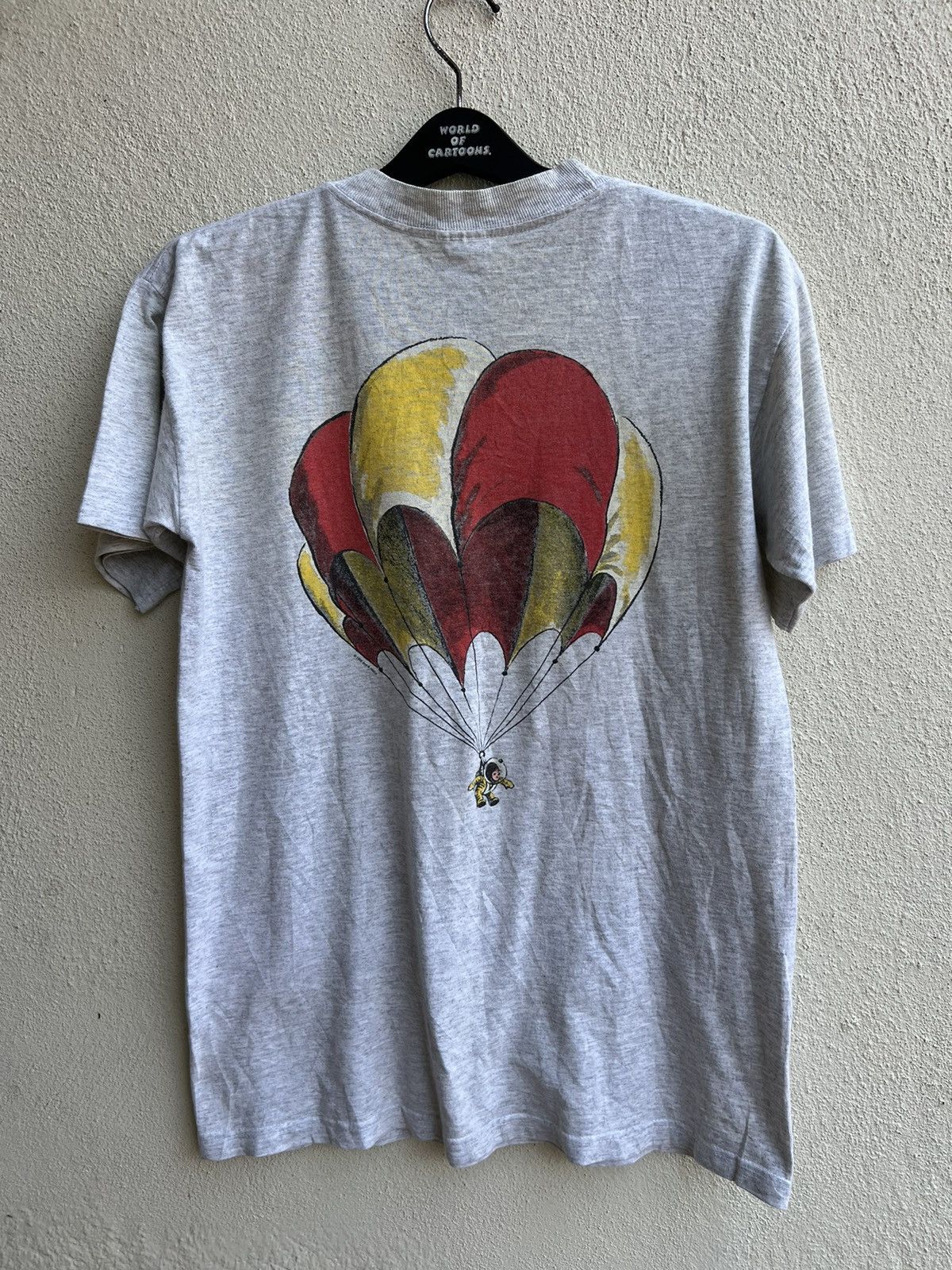 Vintage Vintage 1995 Curious George The First Space Monkey t shirt Size US M / EU 48-50 / 2 - 12 Thumbnail