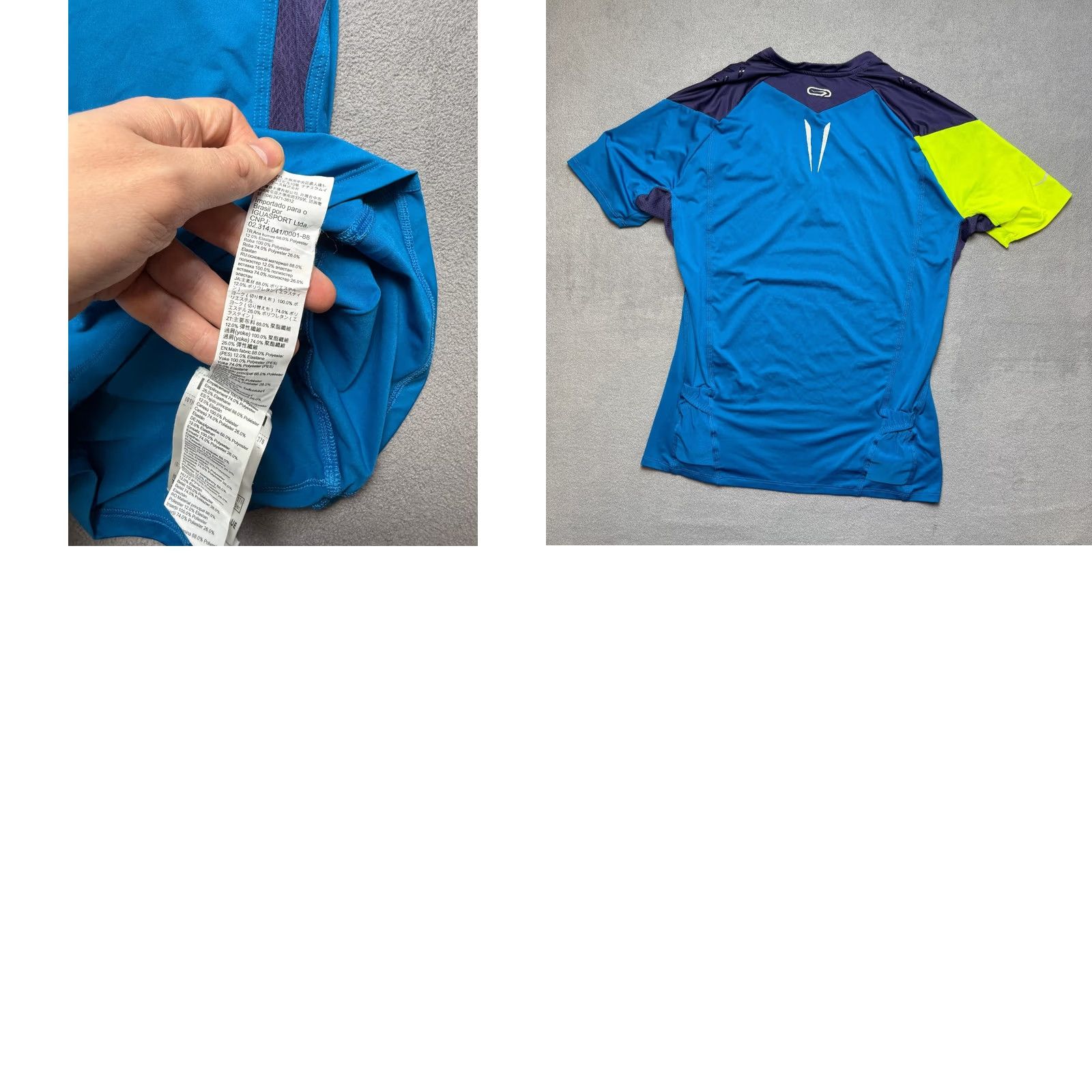 Vintage Kalenji Kiprace Trail Shirt Outdoor Running Hiking Mens XL Blue Size US XL / EU 56 / 4 - 8 Thumbnail