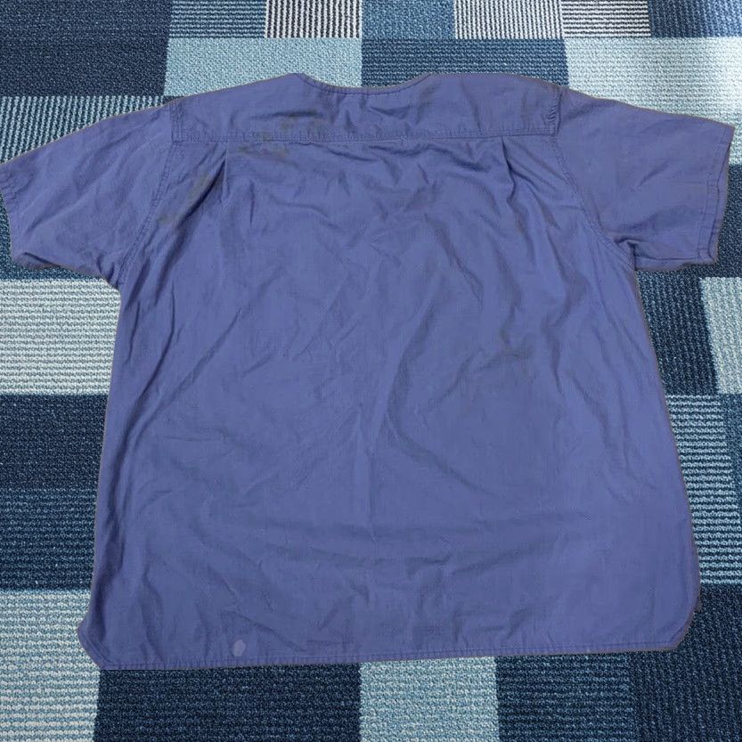 Carhartt Carhartt Men's XL Blue Ripstop Utility Medical Uniform Scrub Top C15108 Size US XL / EU 56 / 4 - 1 Thumbnail
