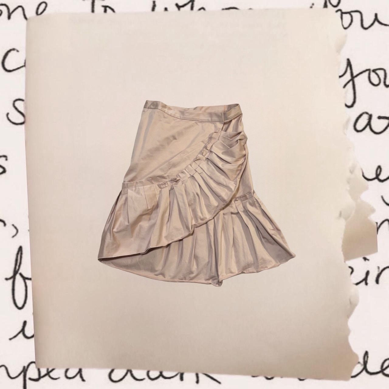 Valentino vintage valentino ruffle accent midi skirt Size 26" / US 2 / IT 38 - 1 Thumbnail