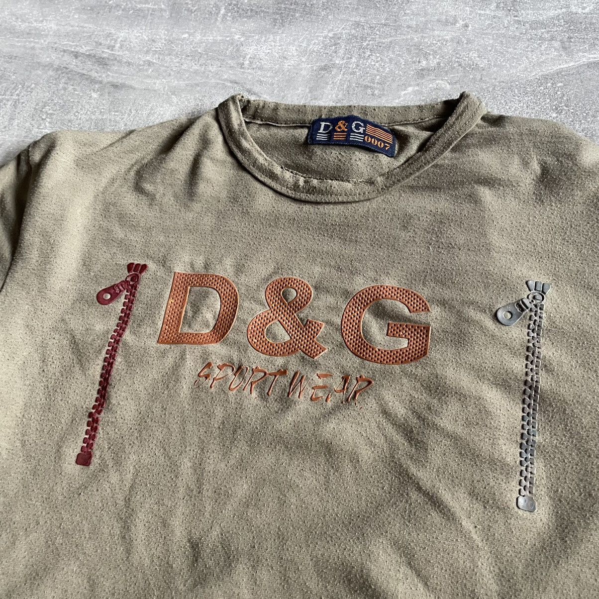 Vintage 007 DG vintage Dolce Gabbana tee Shirt BOOTLEG ALT GOTH EMO Size US S / EU 44-46 / 1 - 2 Thumbnail