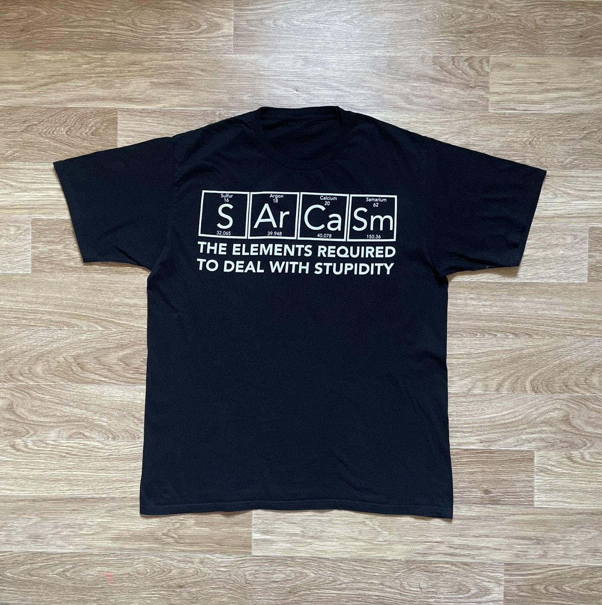 Other Men’s Sarcasm Humor Black Tee T Shirt Size US L / EU 52-54 / 3 - 1 Thumbnail