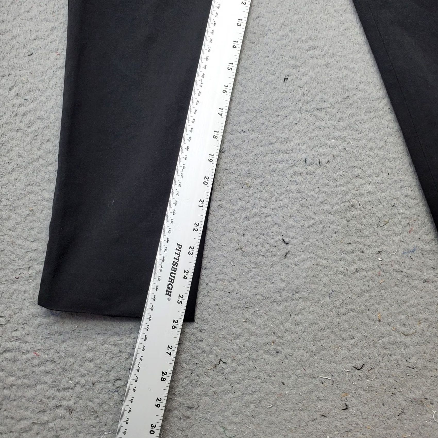 J.Crew J.CREW Ankle Pants Women's 10 Black Regular Flat Front Side Zip Pants Size 32" / US 10 / IT 46 - 4 Thumbnail