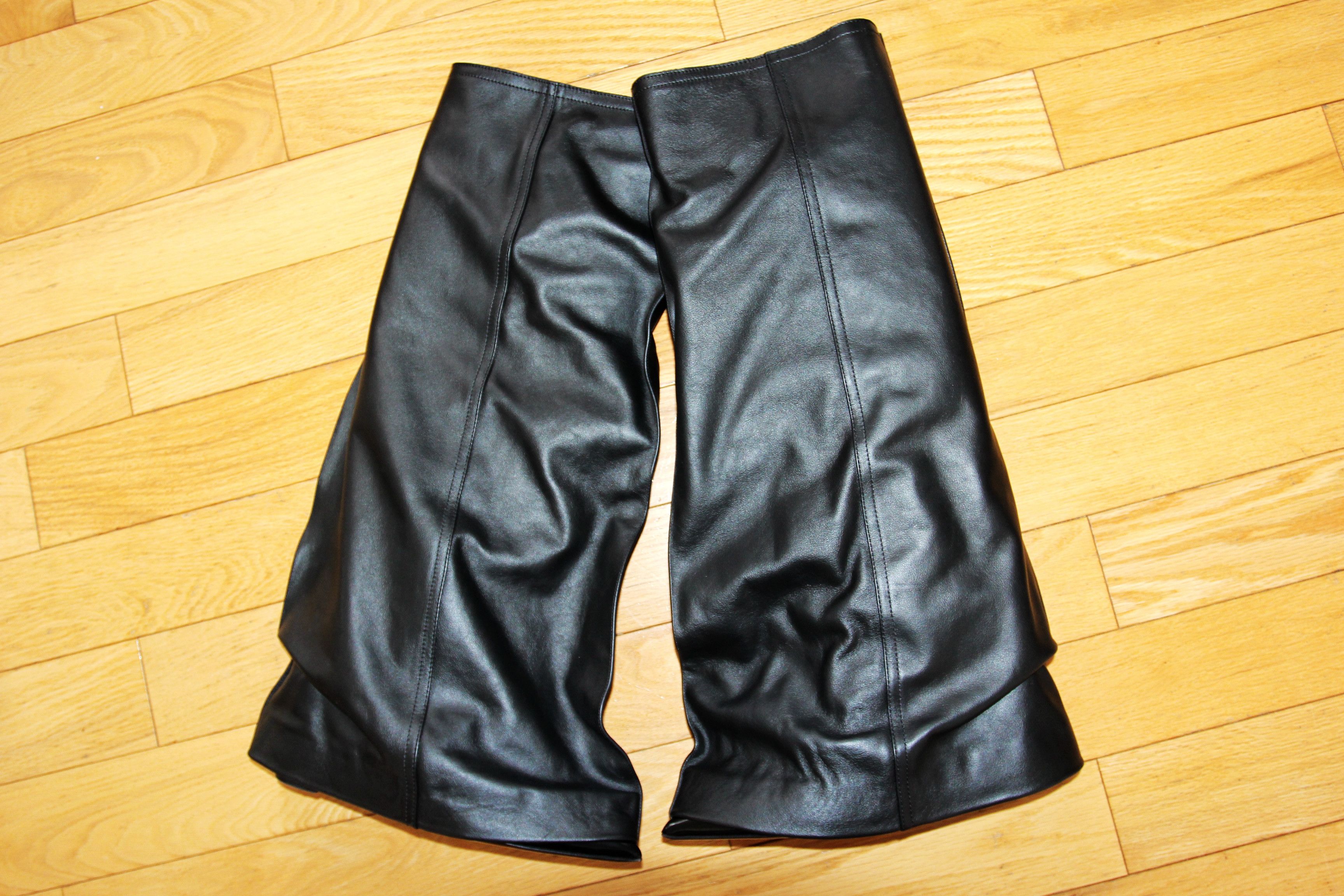 Sacai BNWT AW24 SACAI LEATHER PANTS BOOTS 40 Size US 10 / IT 40 - 5 Thumbnail