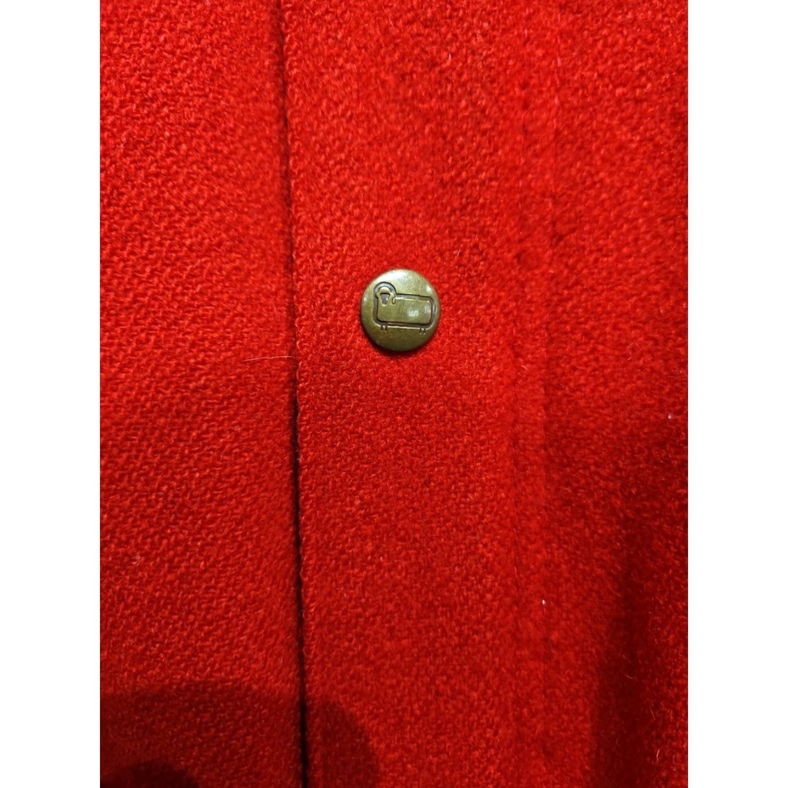 Vintage VINTAGE Woolrich Womens Large Full Zip Jacket Coat Red Wool 1940s 50s USA Woolrich Full Zip Jacket Womens Large Red Wool 1940s 50s Vetigeous? Size L / US 10 / IT 46 - 4 Thumbnail