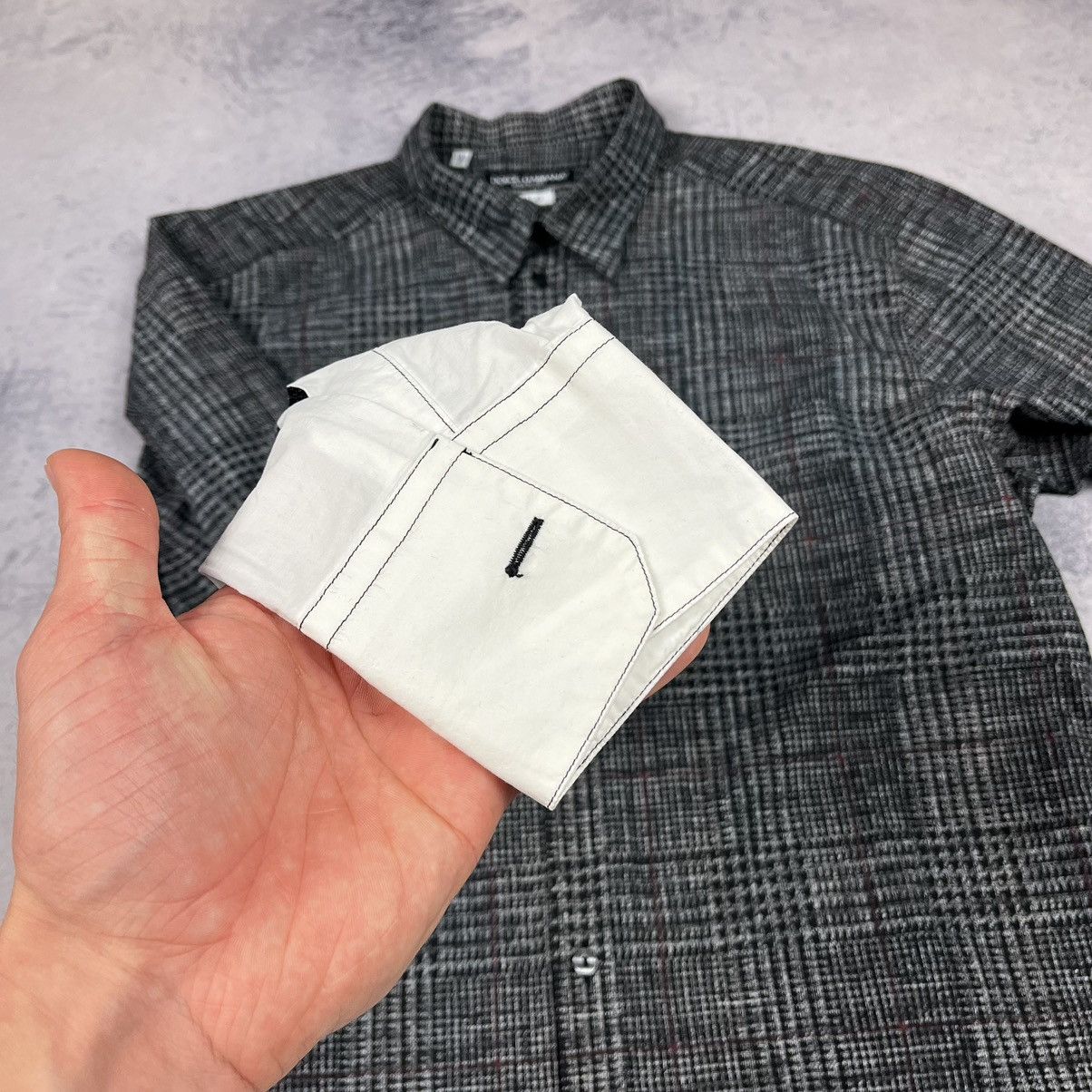 Dolce & Gabbana Dolce Gabbana Gold rare checkered shirt Size US L / EU 52-54 / 3 - 9 Thumbnail
