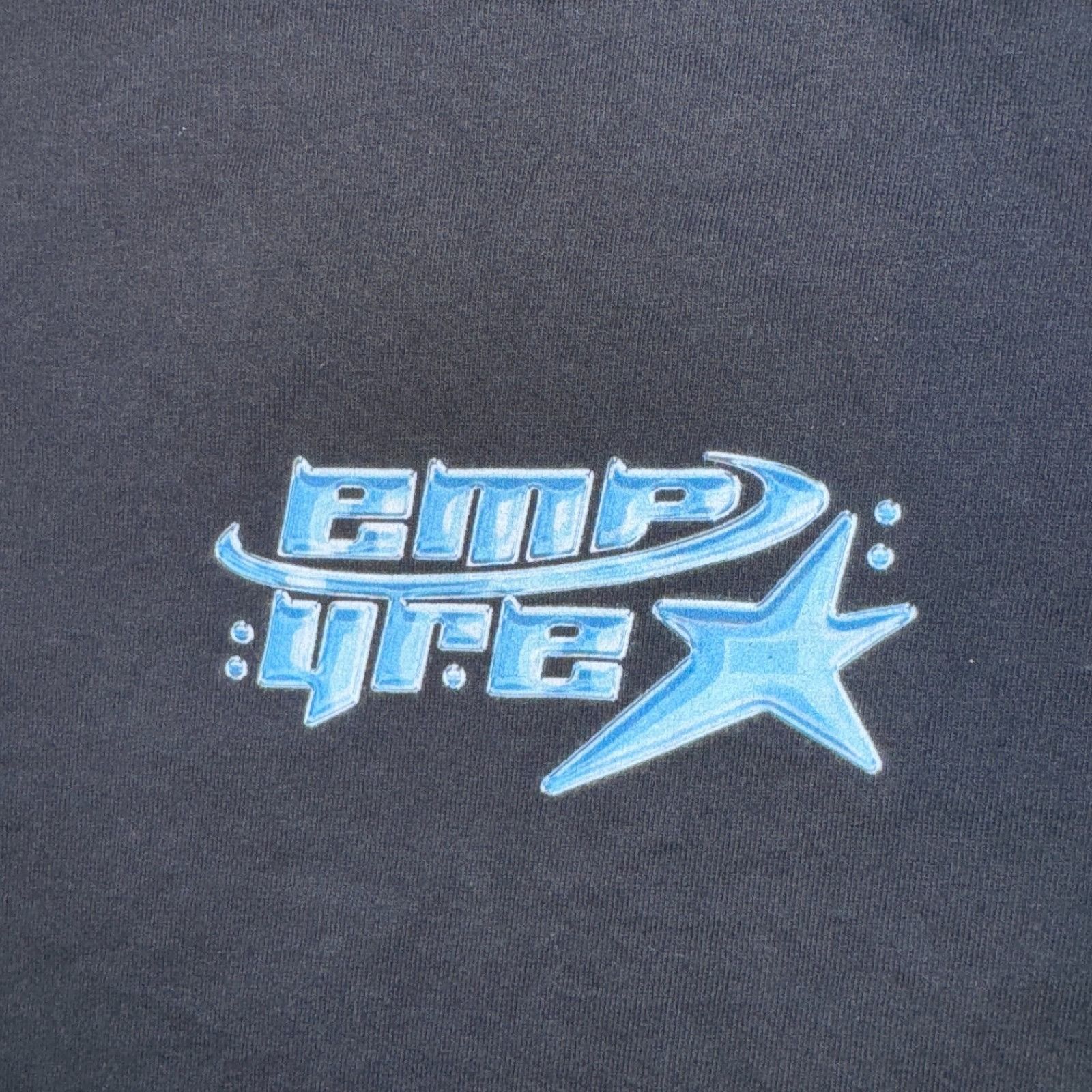Empyre Empyre y2k Star Chrome Logo Skateboarding Black Skater Tshir Size US XL / EU 56 / 4 - 2 Thumbnail