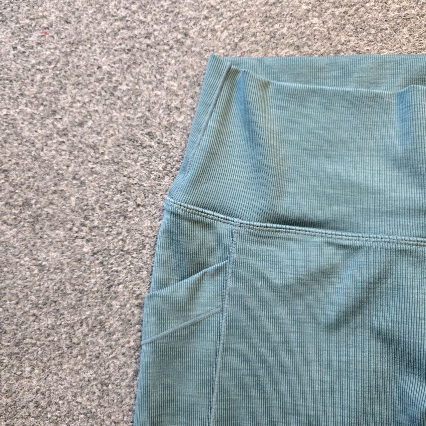 Prana Prana Pants Leggings Womens Size L Green Stretch Pull On Yoga Outdoor Casual Skinny Ankle Inseam 25 in Athletic Regular Size 36" / US 14 / IT 50 - 3 Thumbnail