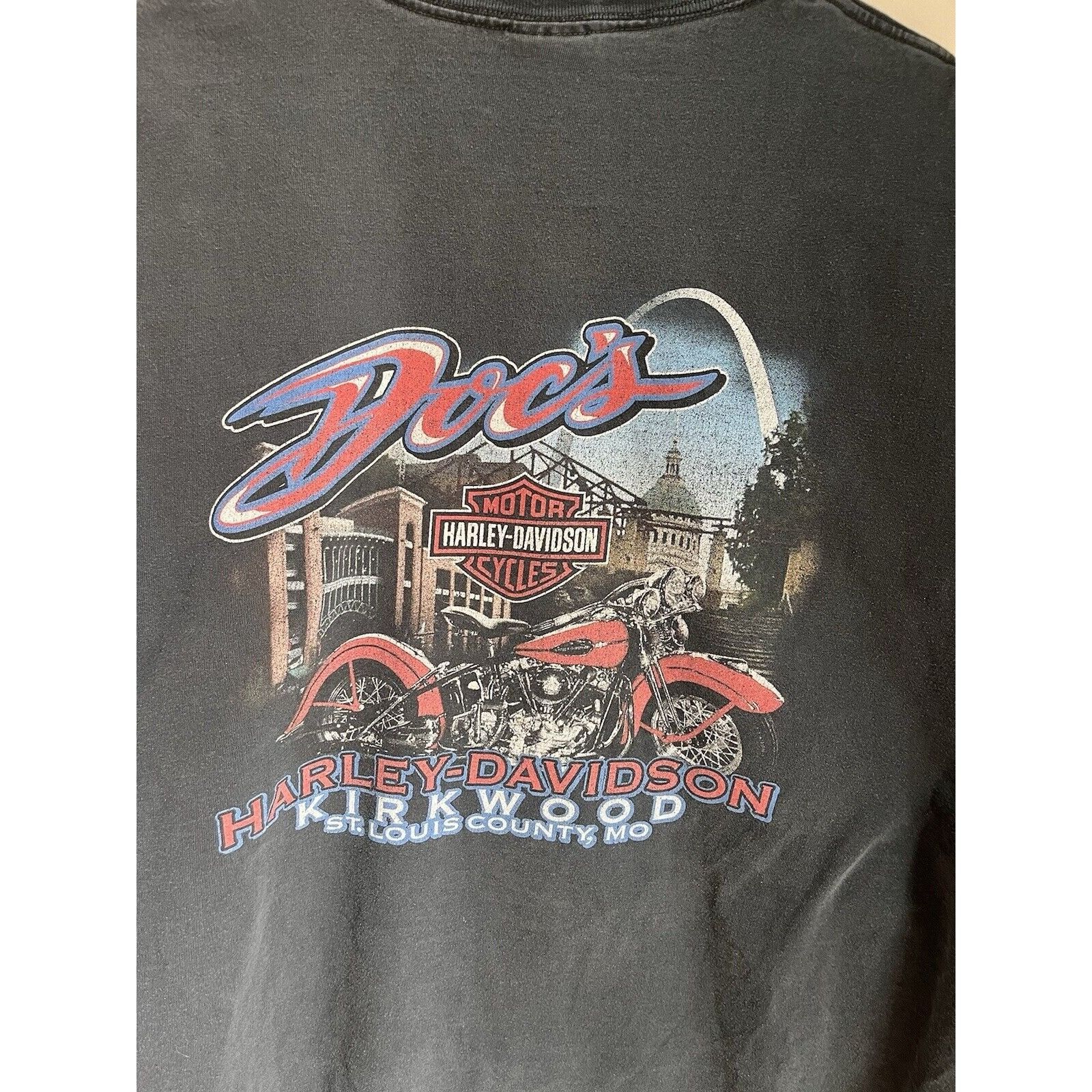 Harley Davidson VINTAGE STYLE HARLEY DAVIDSON SAINT LOUIS MISSOURI T SHIRT Size US XXL / EU 58 / 5 - 3 Thumbnail