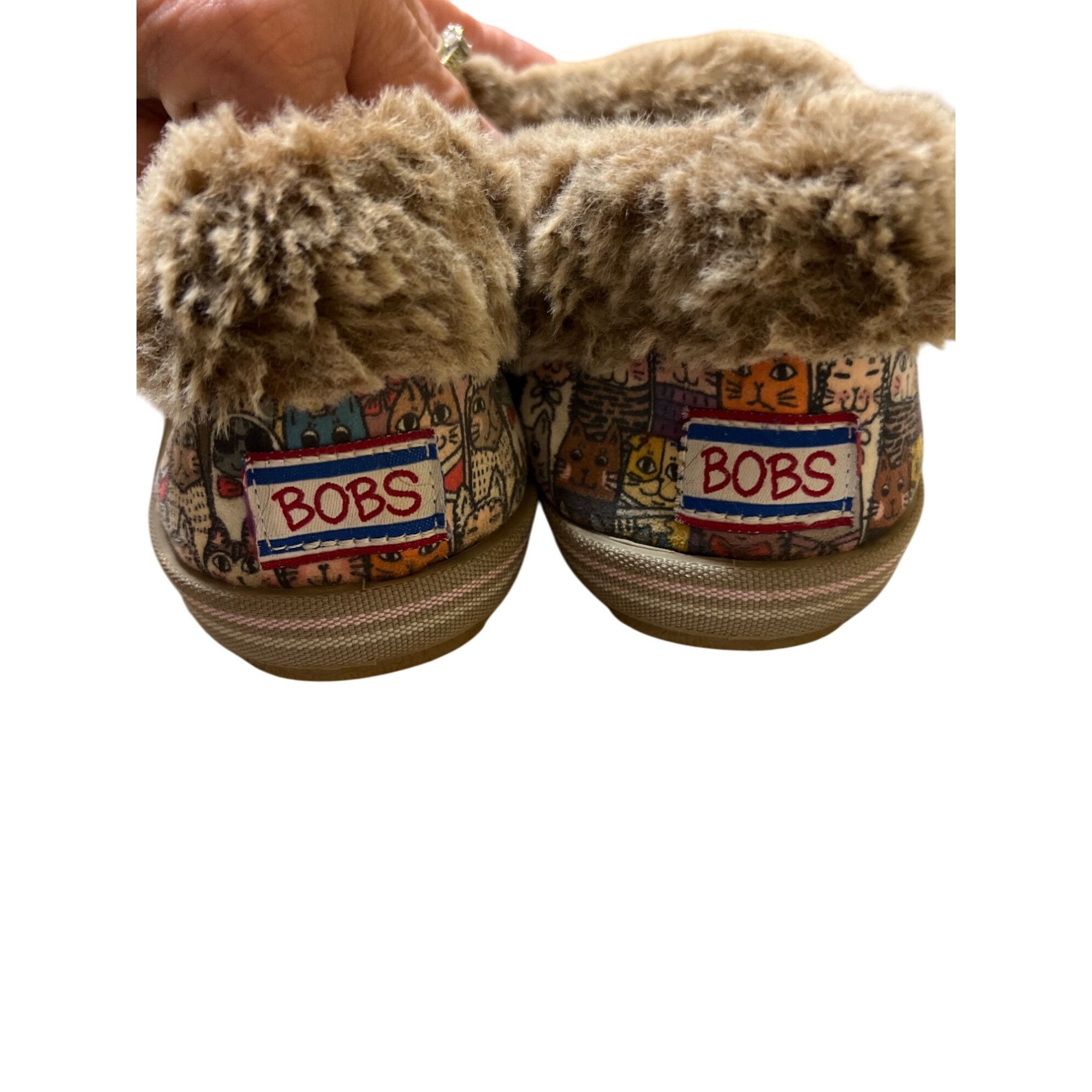SKECHERS Bobs Skechers Faux Fur-Lined Chic Cat Shoes Too Cozy Slip On Size US 8 / IT 38 - 4 Thumbnail