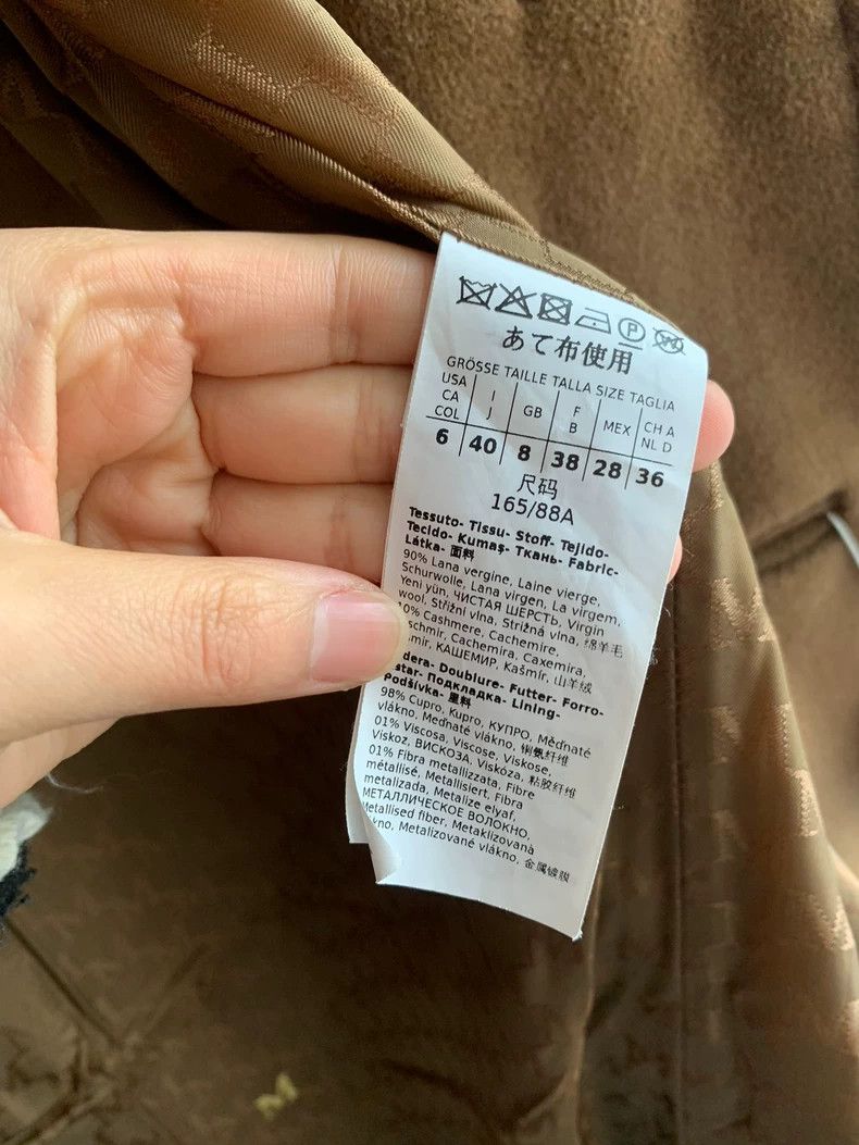 Max Mara Max Mara Classic 101801 Tobacco Coat Size XL / US 12-14 / IT 48-50 - 8 Thumbnail