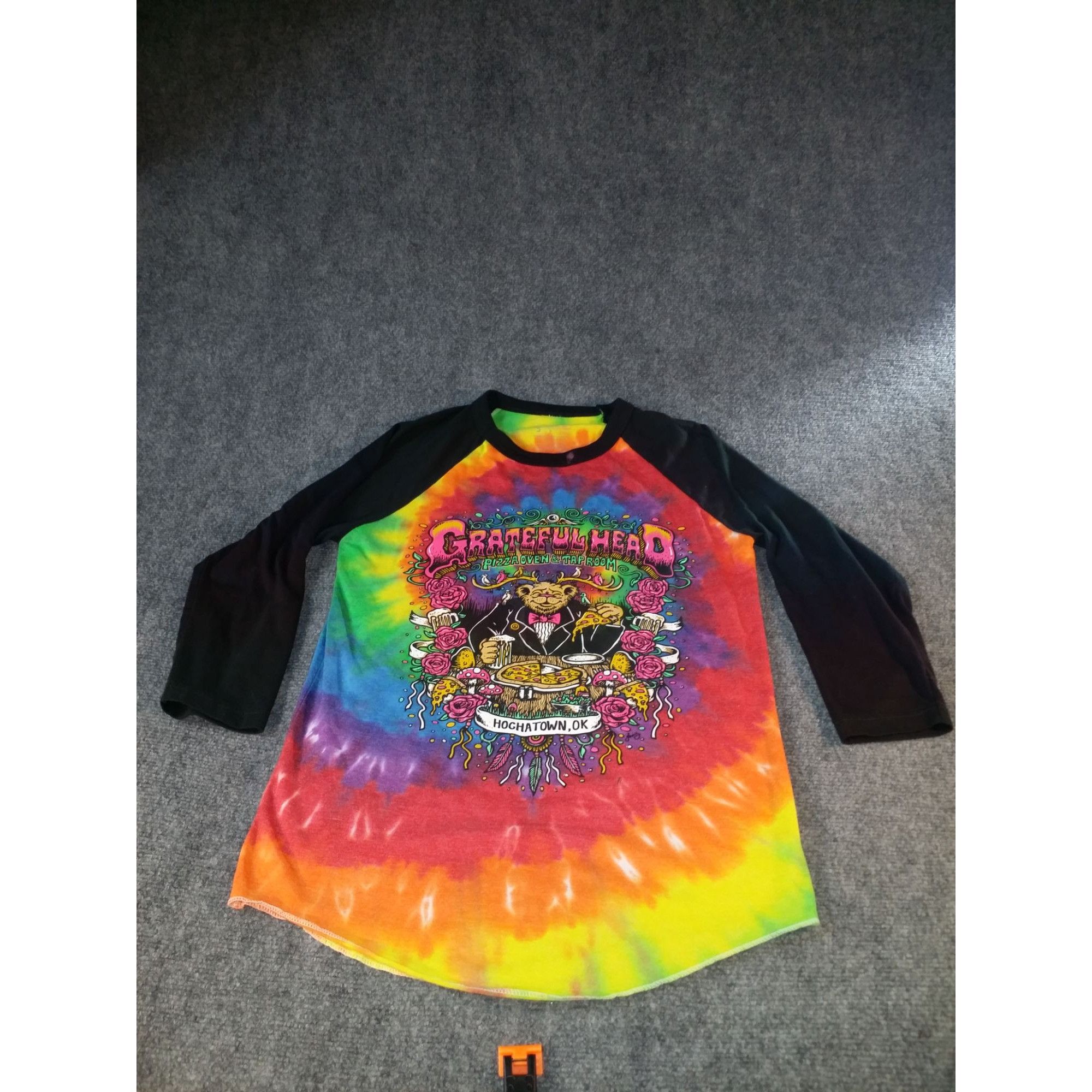 Haute Hippie Grateful Head Tshirt Women Sz S Tie Dye Graphic Print Pizza Size S / US 4 / IT 40 - 1 Thumbnail