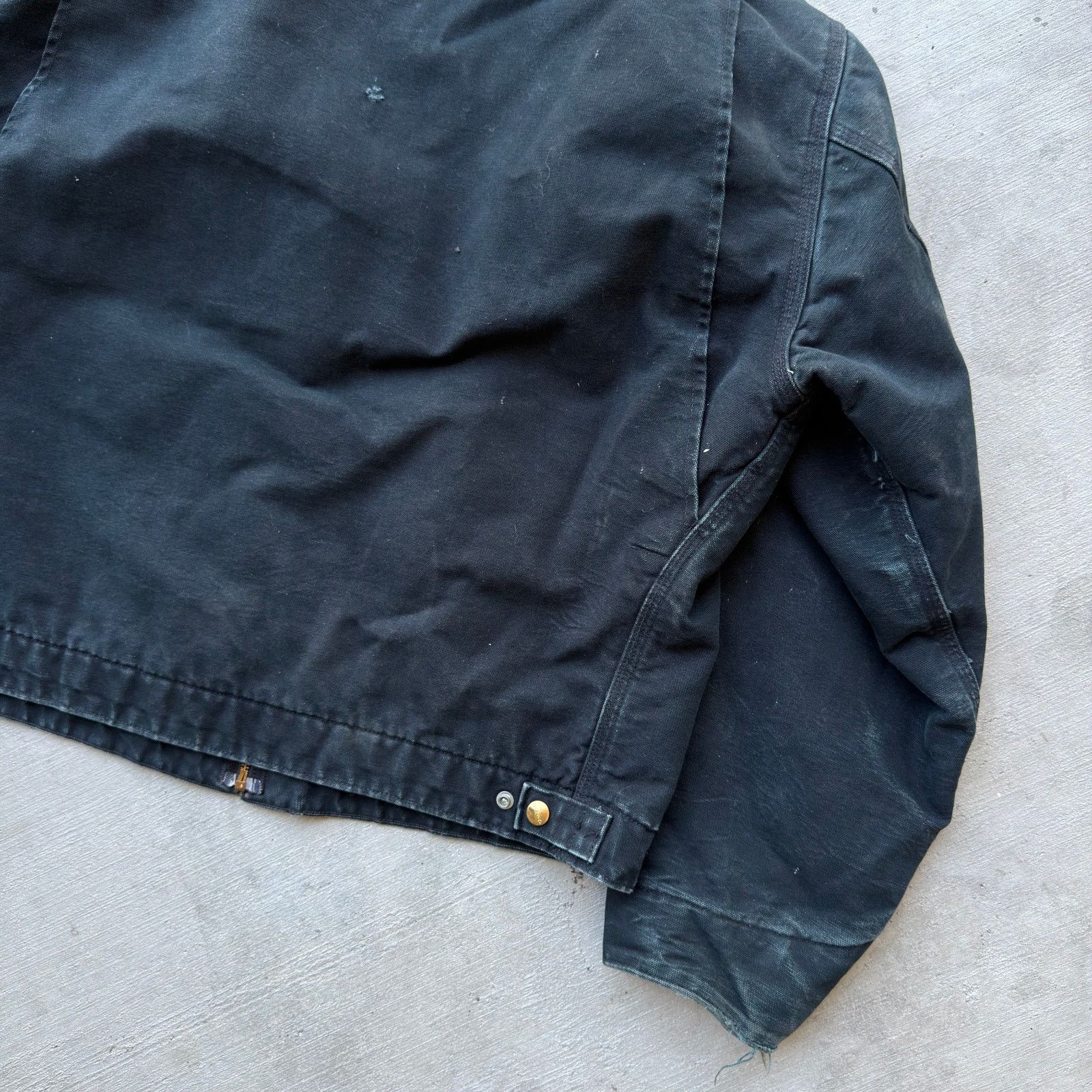 Carhartt × Vintage Carhartt J01 black Detroit work wear jacket Size US L / EU 52-54 / 3 - 8 Thumbnail