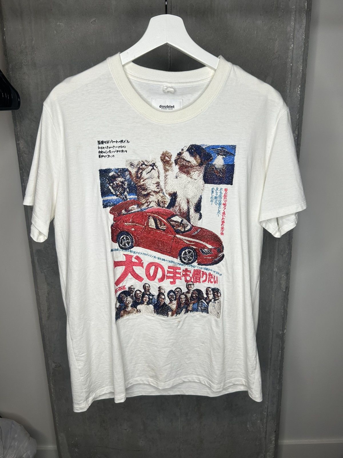 Doublet Retro Poster Embroidery T-Shirt Size US M / EU 48-50 / 2 - 1 Thumbnail