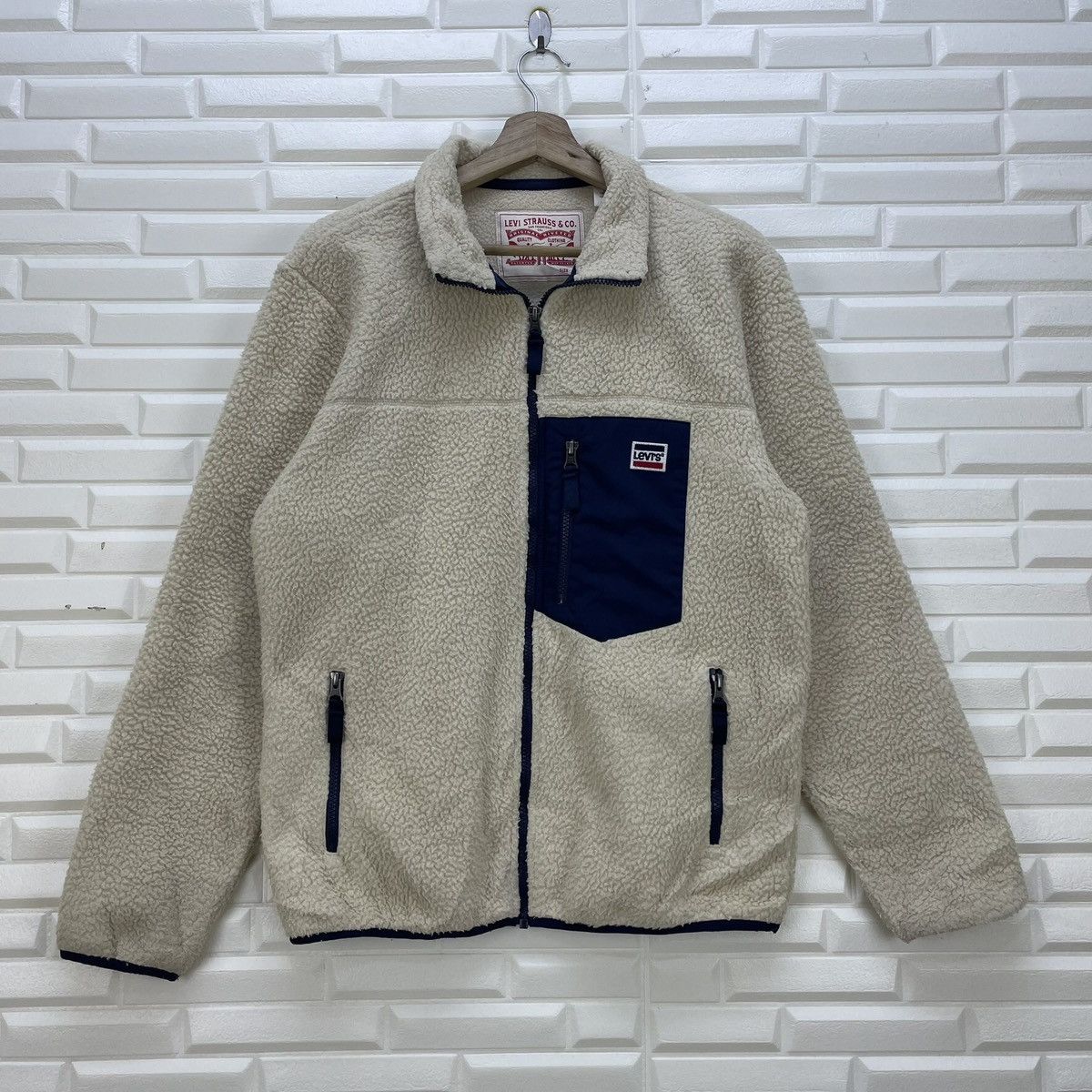 Levi's × Vintage Levis Fleece Jacket Size US M / EU 48-50 / 2 - 2 Thumbnail