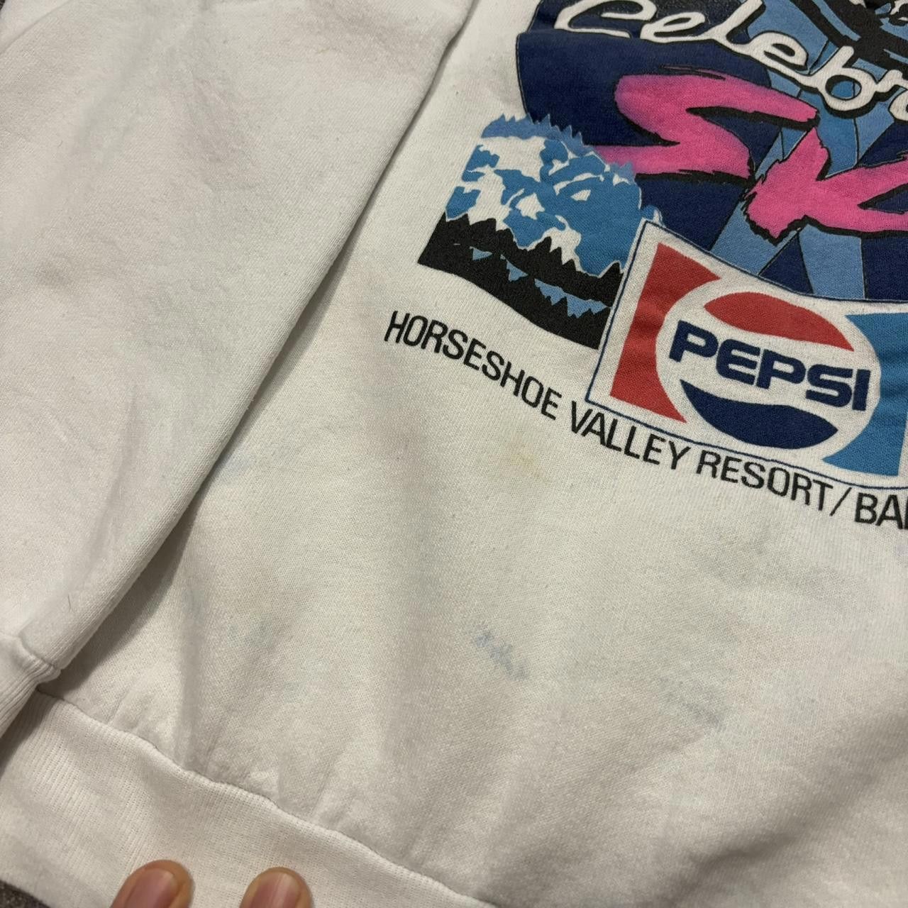 Fruit Of The Loom vintage Pepsi celebrity ski crewneck sweatshirt 90s M Size US M / EU 48-50 / 2 - 4 Thumbnail