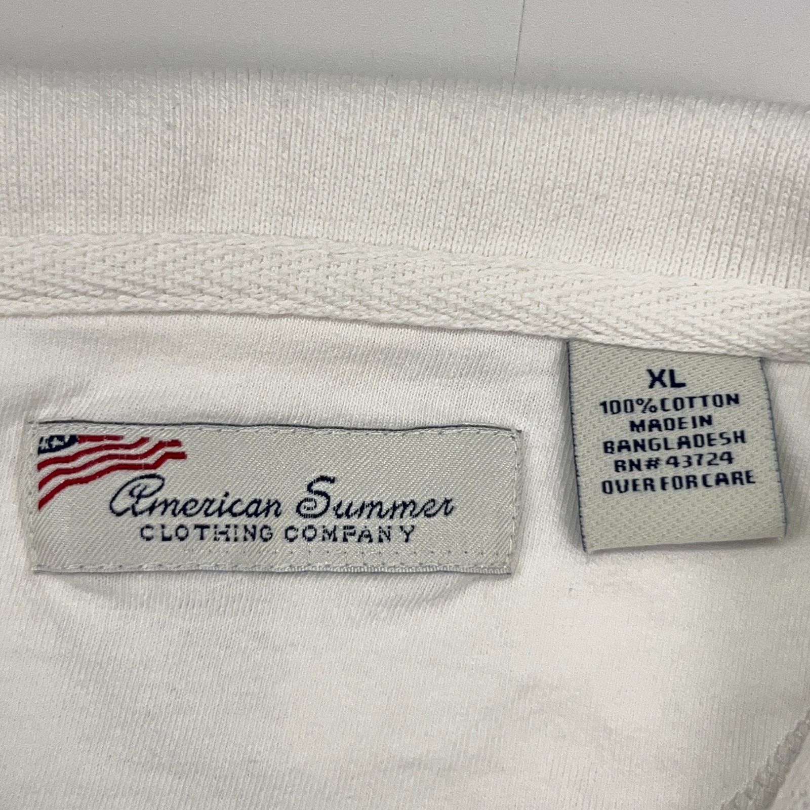 Other Star Spangled Banner Lyrics Polo Shirt American White XL Size US XL / EU 56 / 4 - 7 Thumbnail