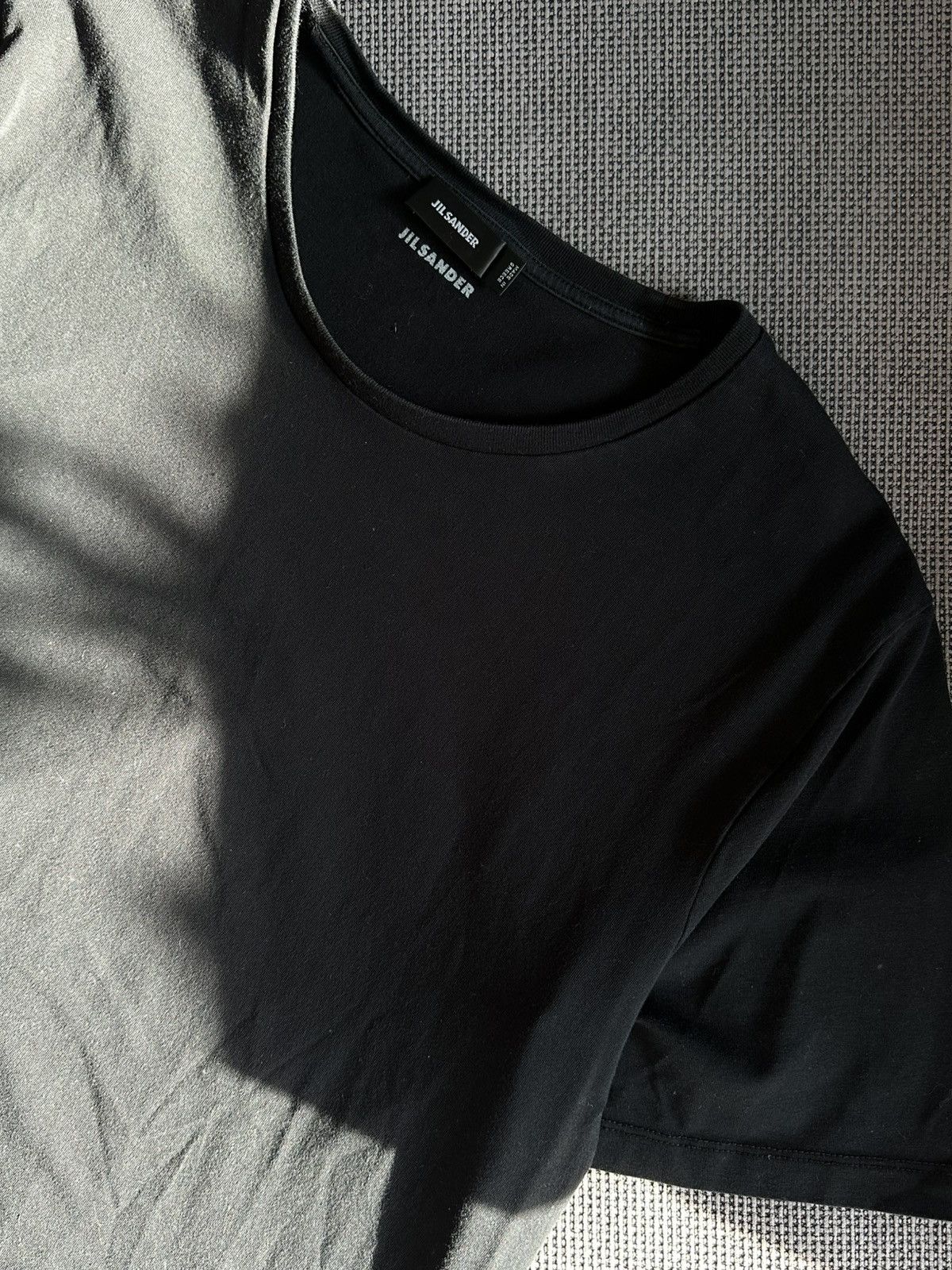 Jil Sander × Vintage Basic Jil Sander black t-shirt Size L / US 10 / IT 46 - 4 Thumbnail