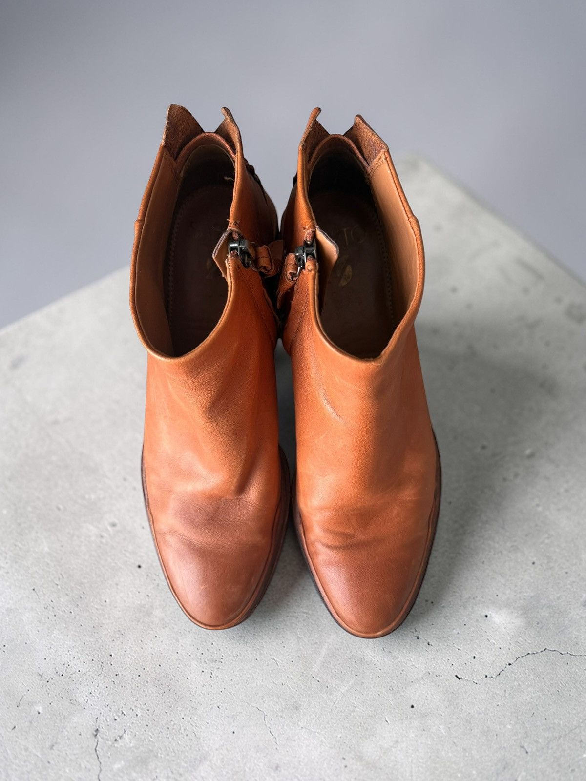 Franco Sarto SARTO Franco Sarto Brown Leather Ankle Boots Women’sSize8.5M Size US 8.5 / IT 38.5 - 2 Thumbnail