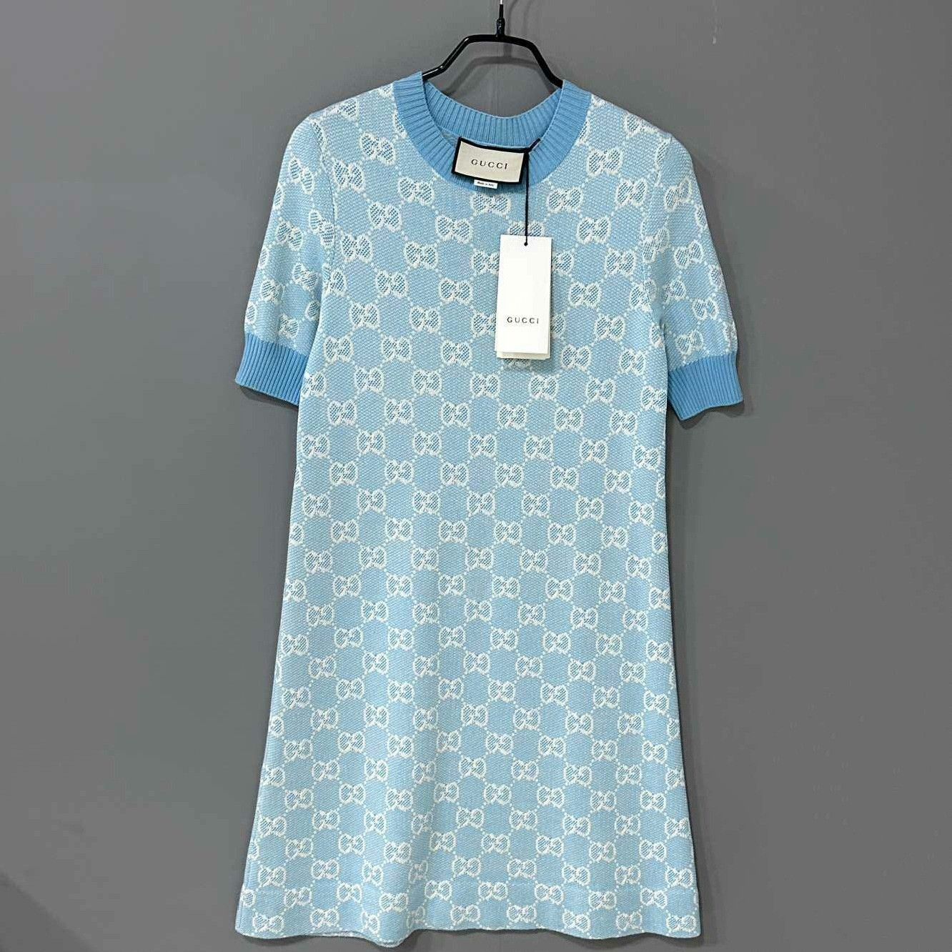 Gucci Gucci Blue T-Shirt XS Women Size XS / US 0-2 / IT 36-38 - 1 Thumbnail