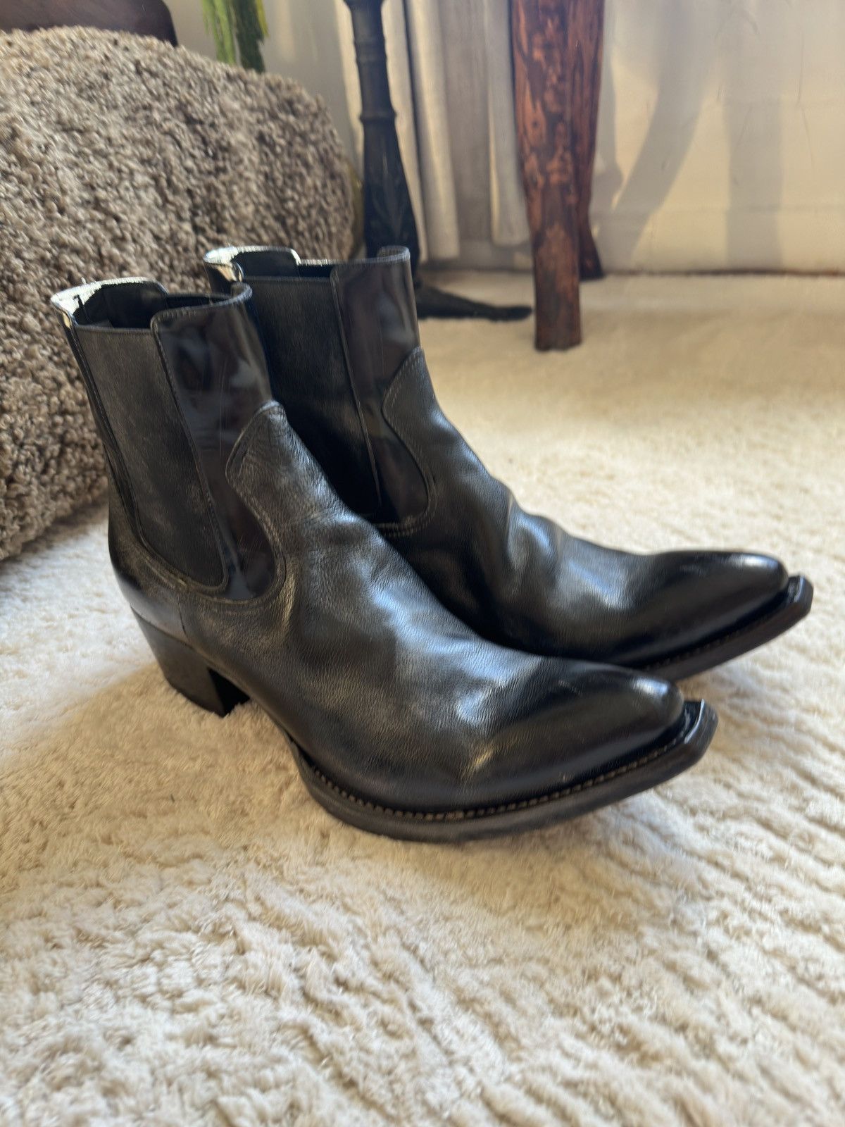 Prada Prada leather used boots Size US 11 / EU 44 - 10 Thumbnail