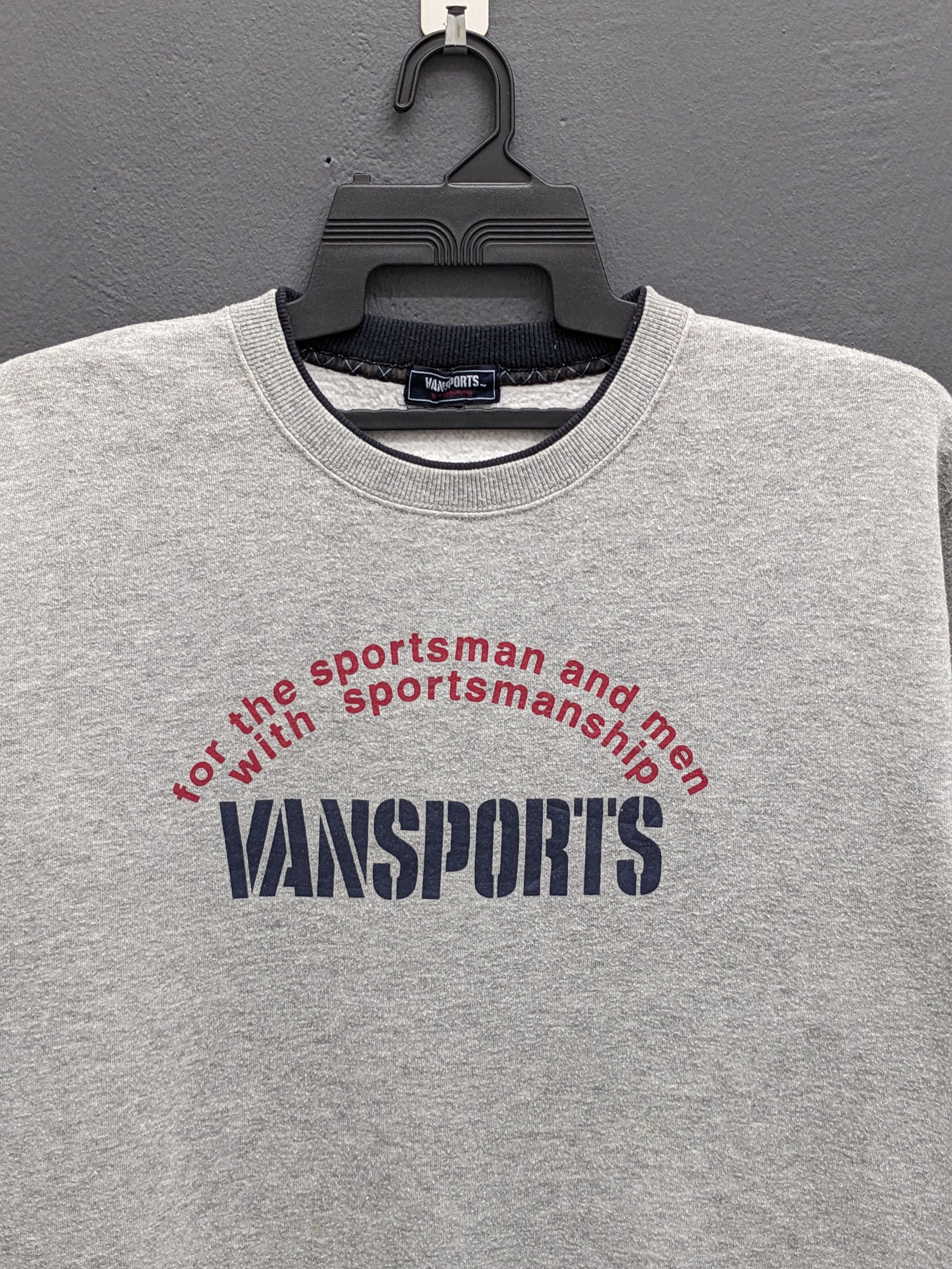 Van Vintage Japanese Brand Van Sports Sweatshirt Size US L / EU 52-54 / 3 - 3 Thumbnail