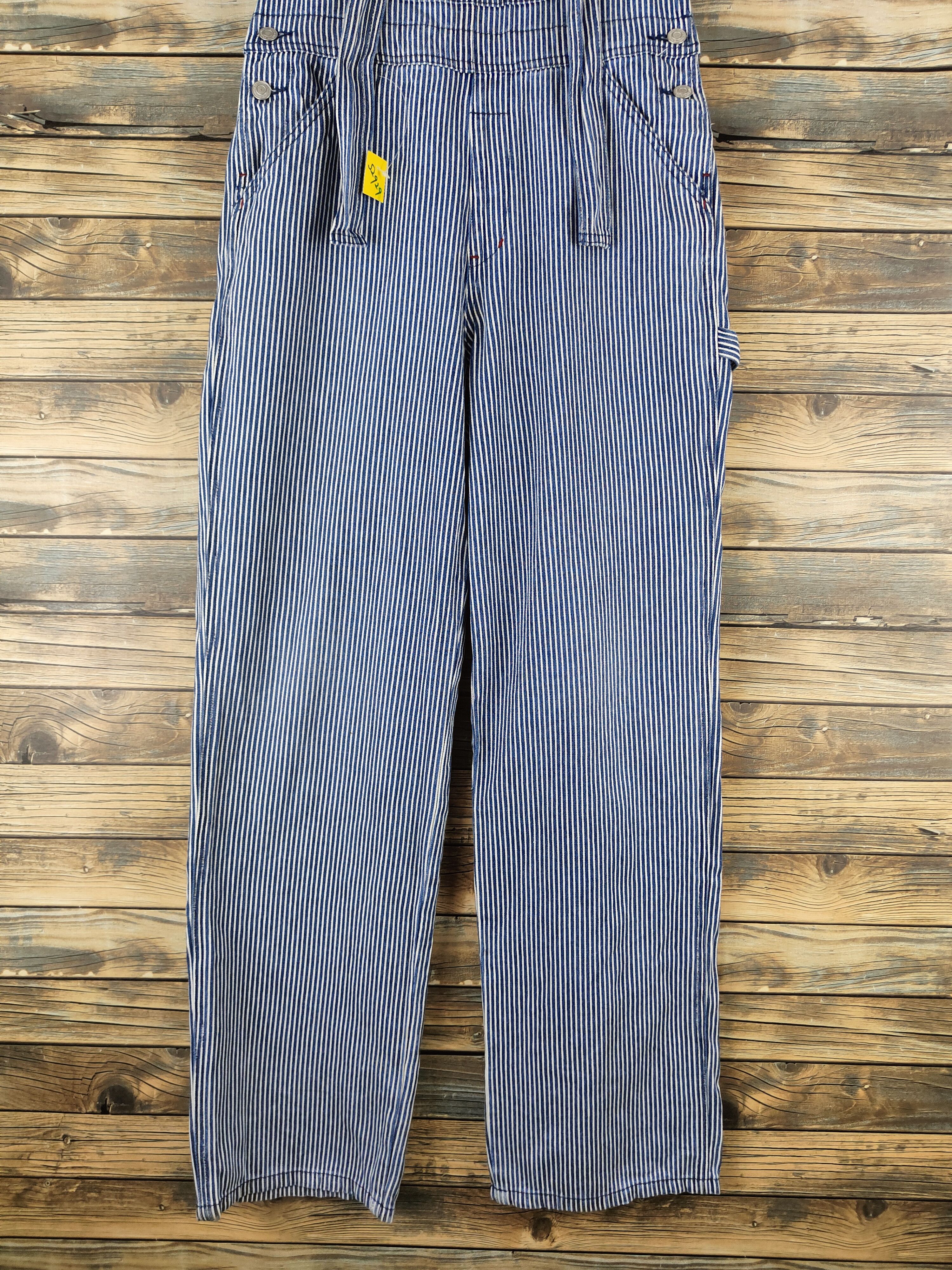 Japanese Brand Mini Valman Blue White Multipocket Jumpsuits #S2929 Size 28" / US 6 / IT 42 - 8 Thumbnail
