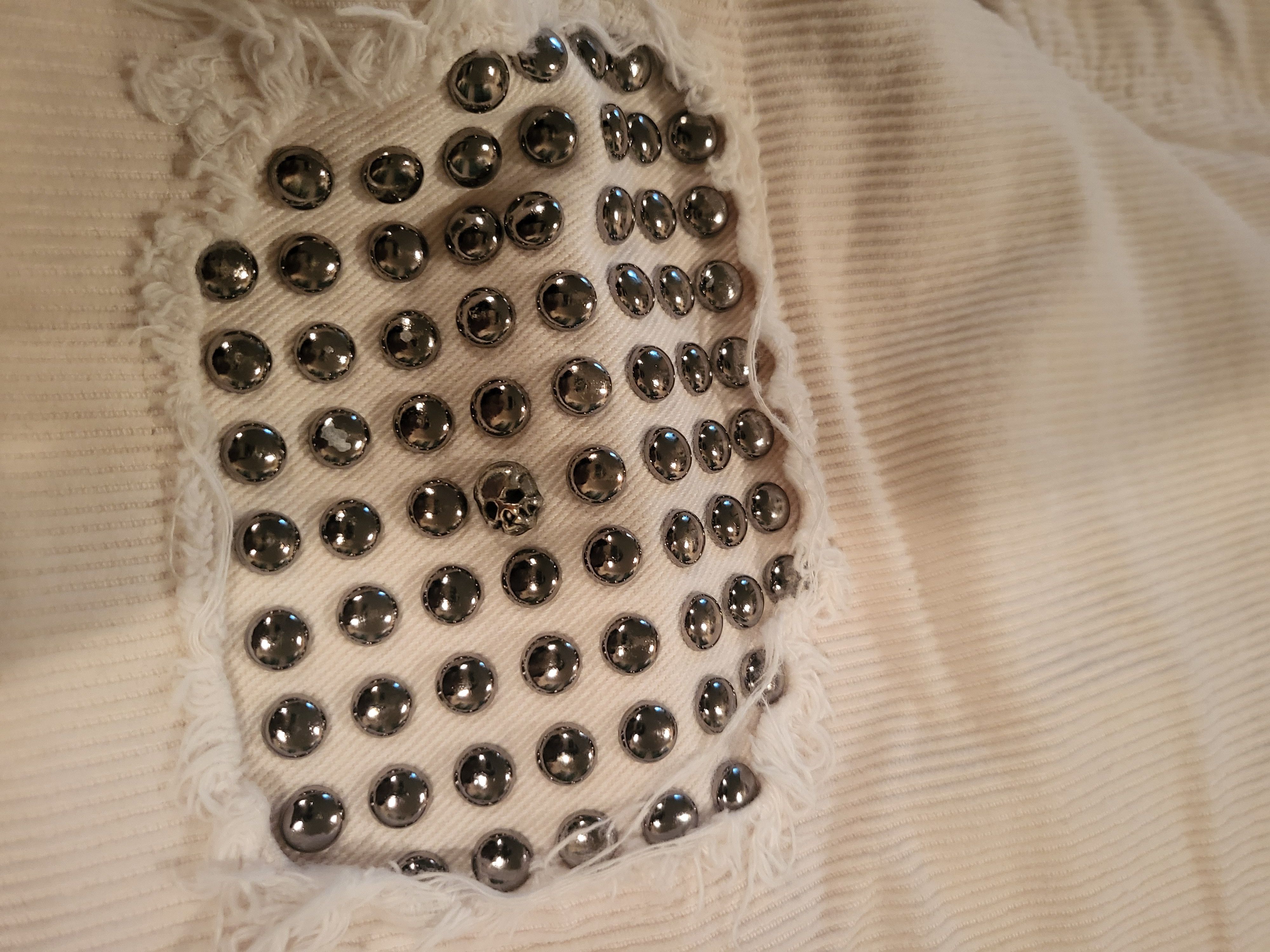 Just Cavalli × Roberto Cavalli Lion stud crash denim Size US 32 / EU 48 - 7 Thumbnail