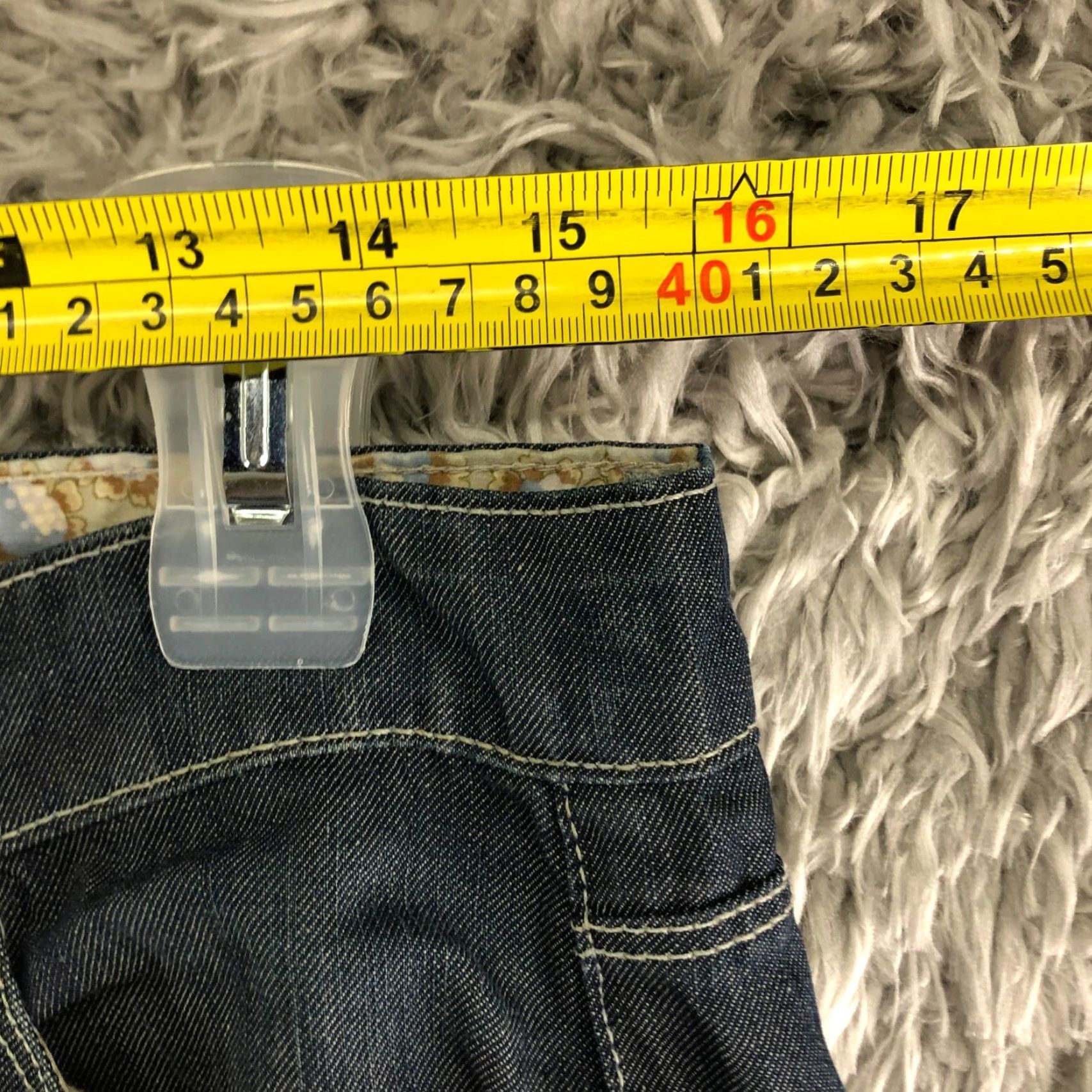 Denime Rich & Skinny Jeans Womens 29 Mid Rise Straight Blue Denim Size 29 Regular Inseam 30 Comfort Size 29" - 2 Thumbnail