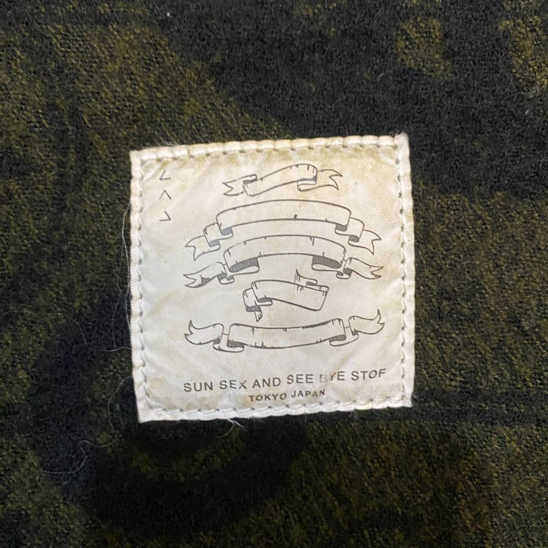 Japanese Brand Sun Sex See Bye Stof Wool Tote Bag Size ONE SIZE - 3 Thumbnail