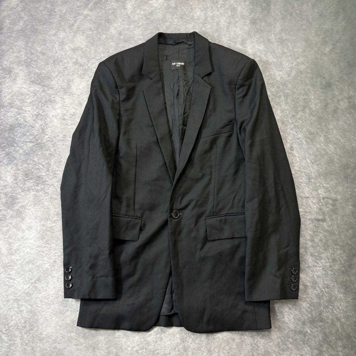 Raf Simons S/S 2013 Raf Simons Suits Jacket Wool Blazer Mens 44 Slim Size 44S - 1 Thumbnail