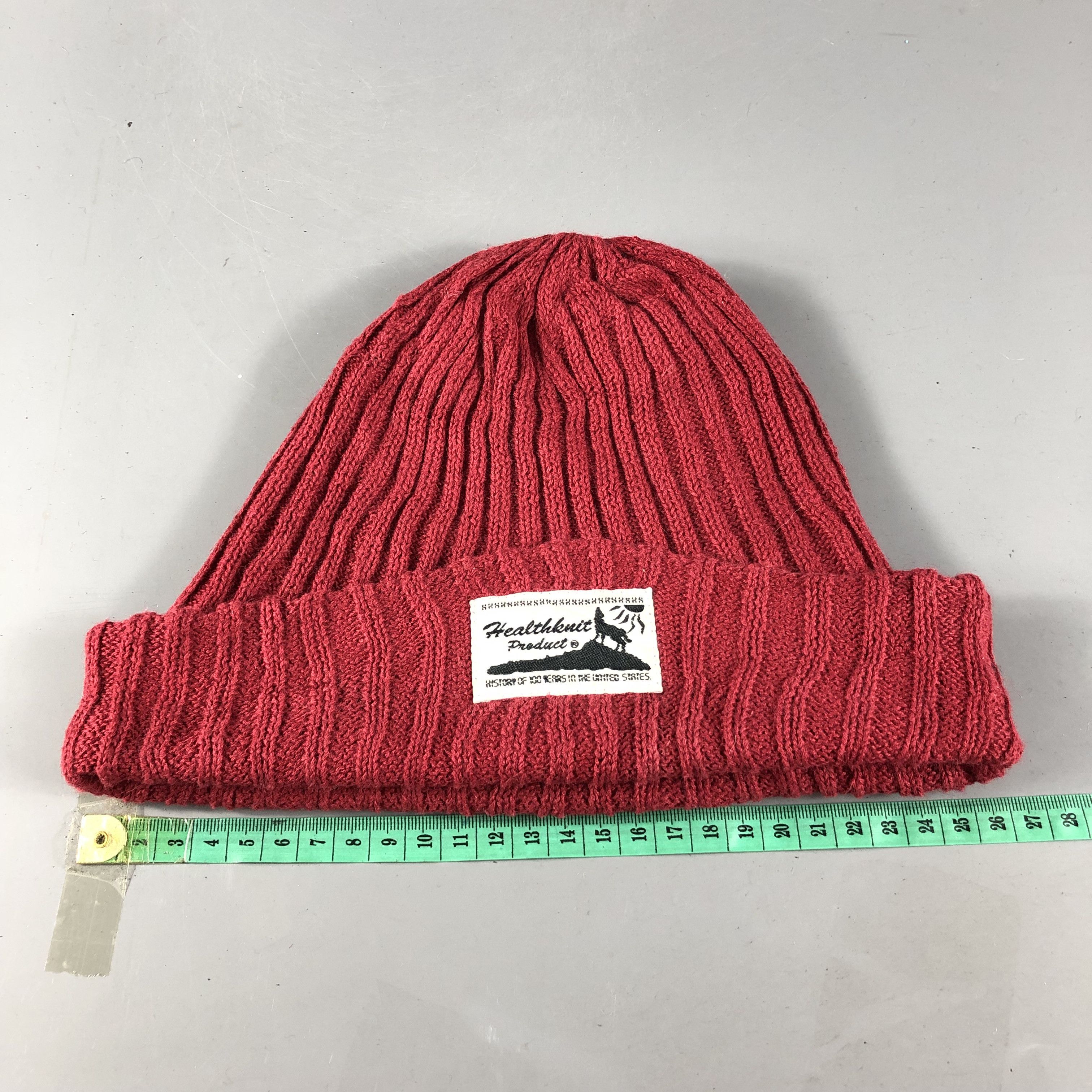 Vintage Healthknit Cotton Pleated Knit Beanie Snowcap Snow Hat B667 Size ONE SIZE - 3 Thumbnail