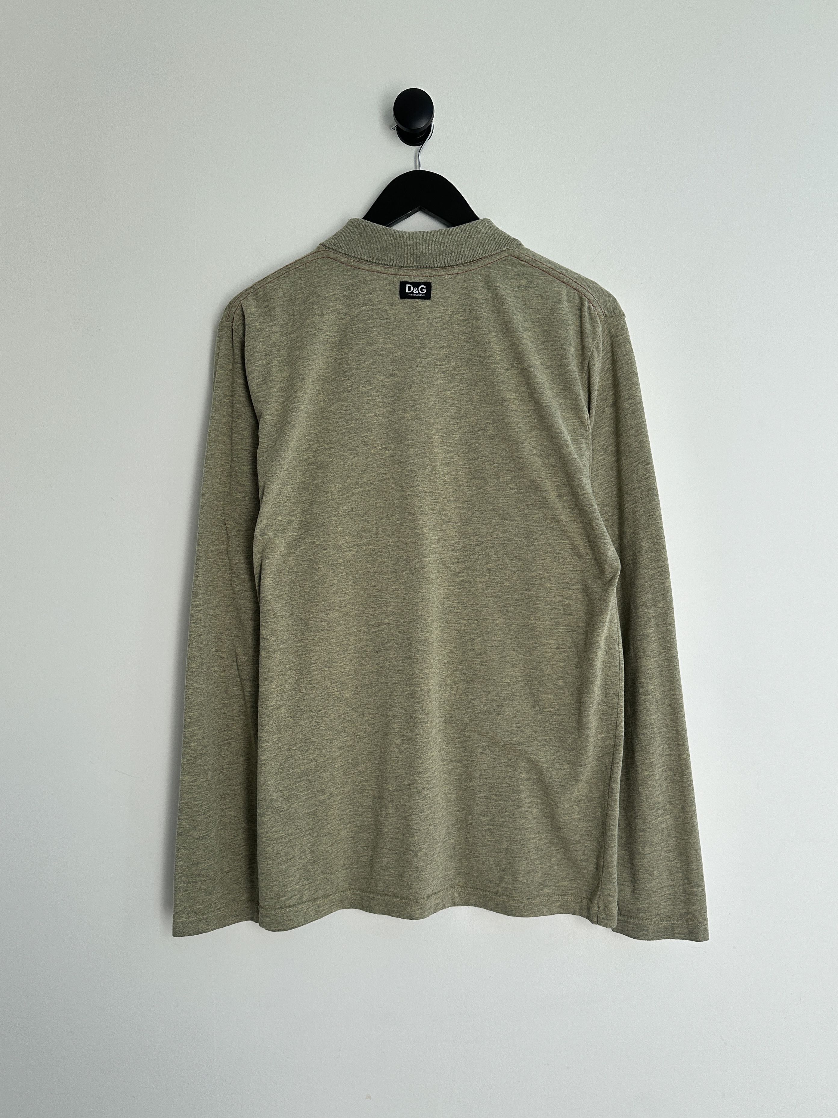 Dolce & Gabbana Vintage Dolce & Gabbana D&G Longsleeve Polo Shirt Size US M / EU 48-50 / 2 - 2 Thumbnail