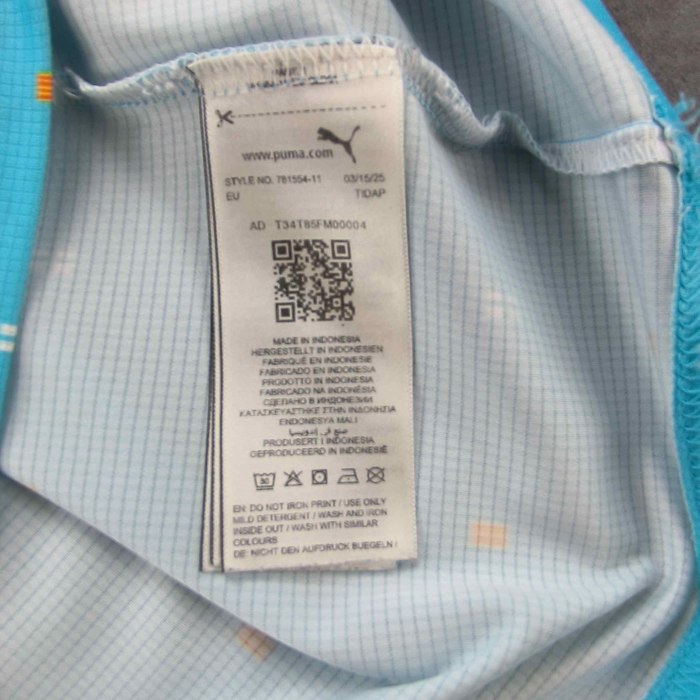 Puma Marseille 2025-26 Puma Pre-Match training football jersey L Size US L / EU 52-54 / 3 - 5 Thumbnail