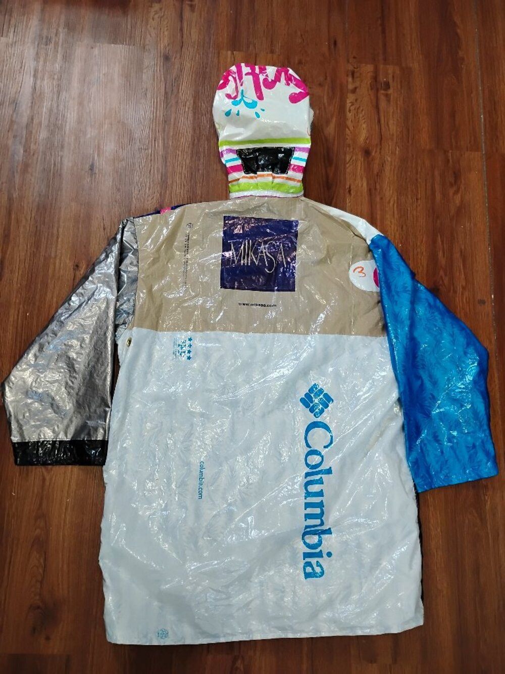 Other Jean Seu Nique Bag Lady Jacket Coat Upcycle Size XL / US 12-14 / IT 48-50 - 4 Thumbnail