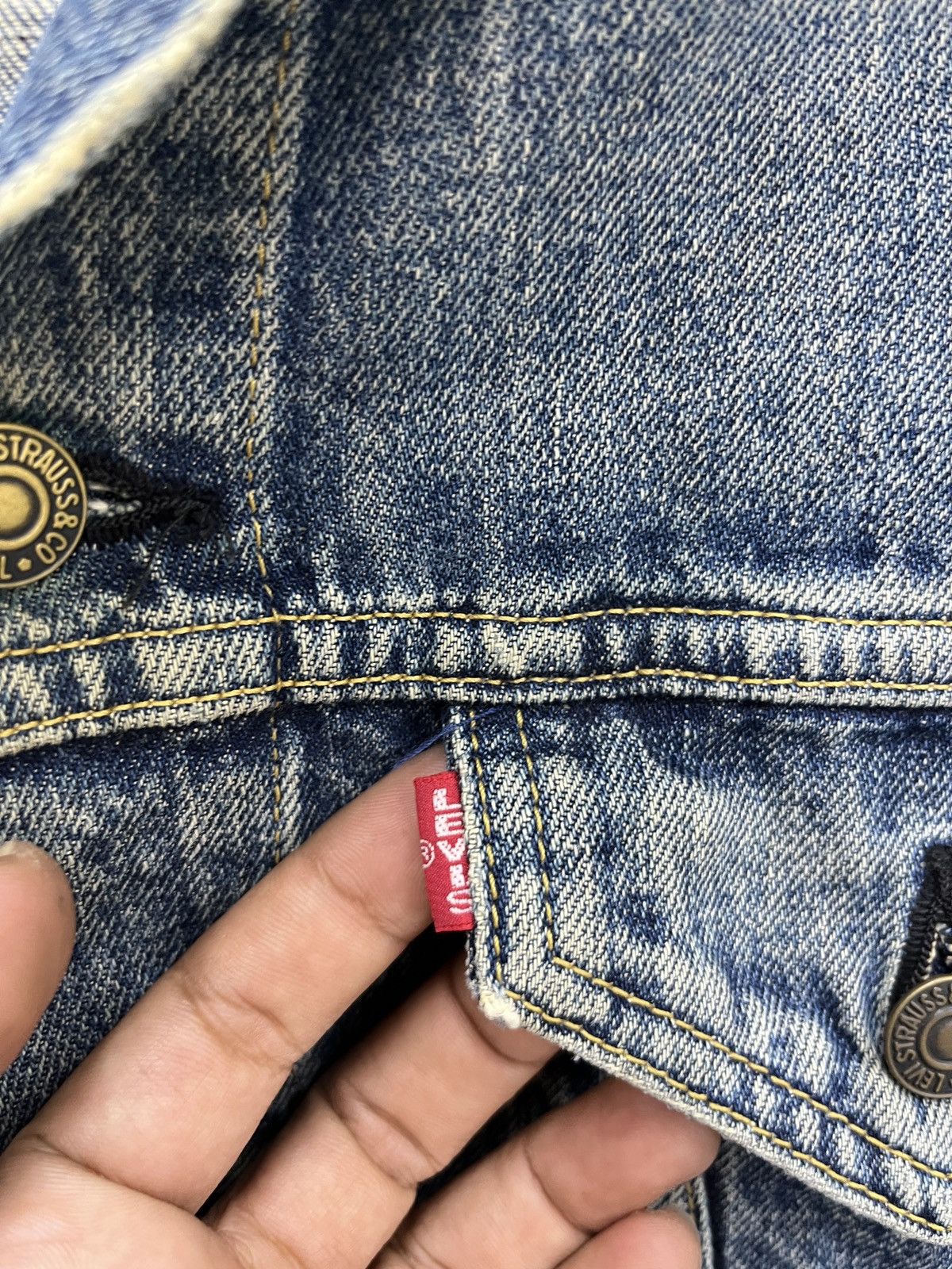 Levi's 🔥🔥🔥STEALS VTG LEVIS BIG E TRUCKER JACKET Size US S / EU 44-46 / 1 - 14 Thumbnail