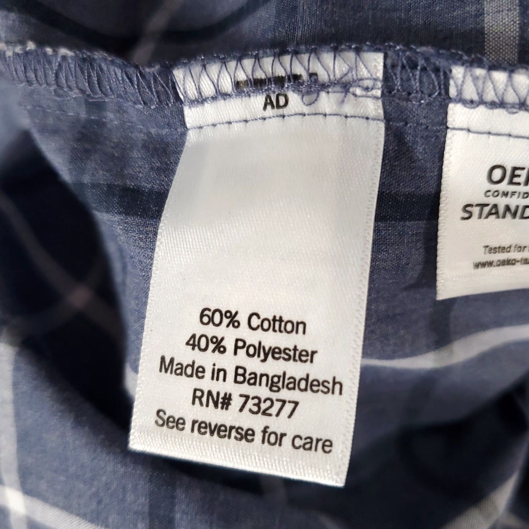 Croft & Barrow VINTAGE Croft & Barrow Button-Up Shirt Mens 3XB Blue White Plaid Long Sleeve 3X Big Blue Classic Preppy Mens Shirt Size US XXL / EU 58 / 5 - 5 Thumbnail