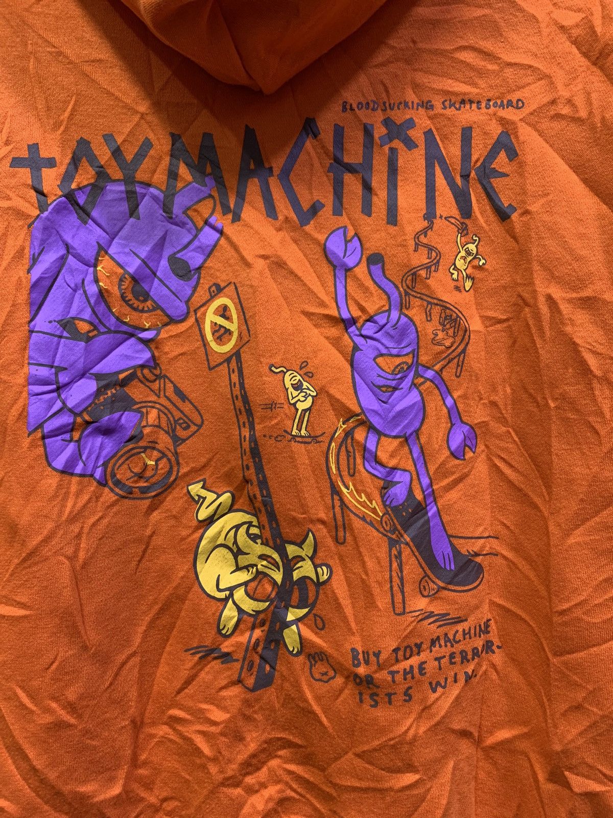 Toy Machine TOY MACHINE BLOOD SUCKING SKATEBOARD HOODIE Size US L / EU 52-54 / 3 - 4 Thumbnail