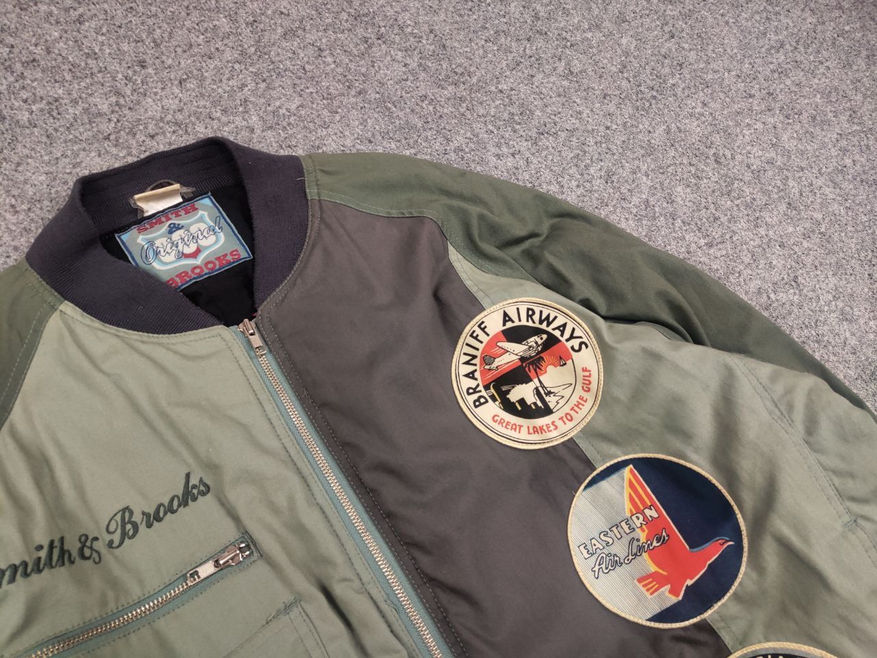 Vintage Vintage 90's Pennsylvania Central Patsh Bomber Jacket USA Size US L / EU 52-54 / 3 - 7 Thumbnail