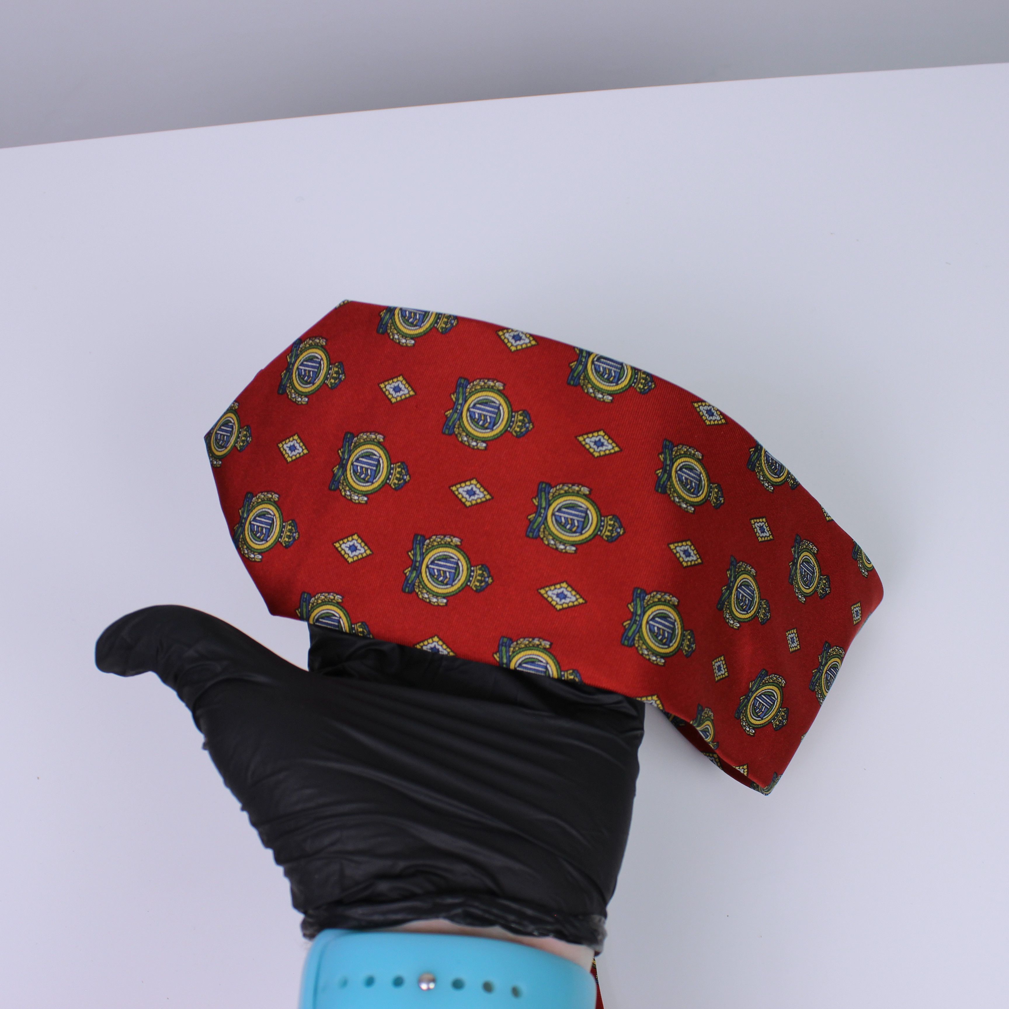 Balmain Pierre Balmain Paris tie multi logo silk ties Size ONE SIZE - 6 Thumbnail