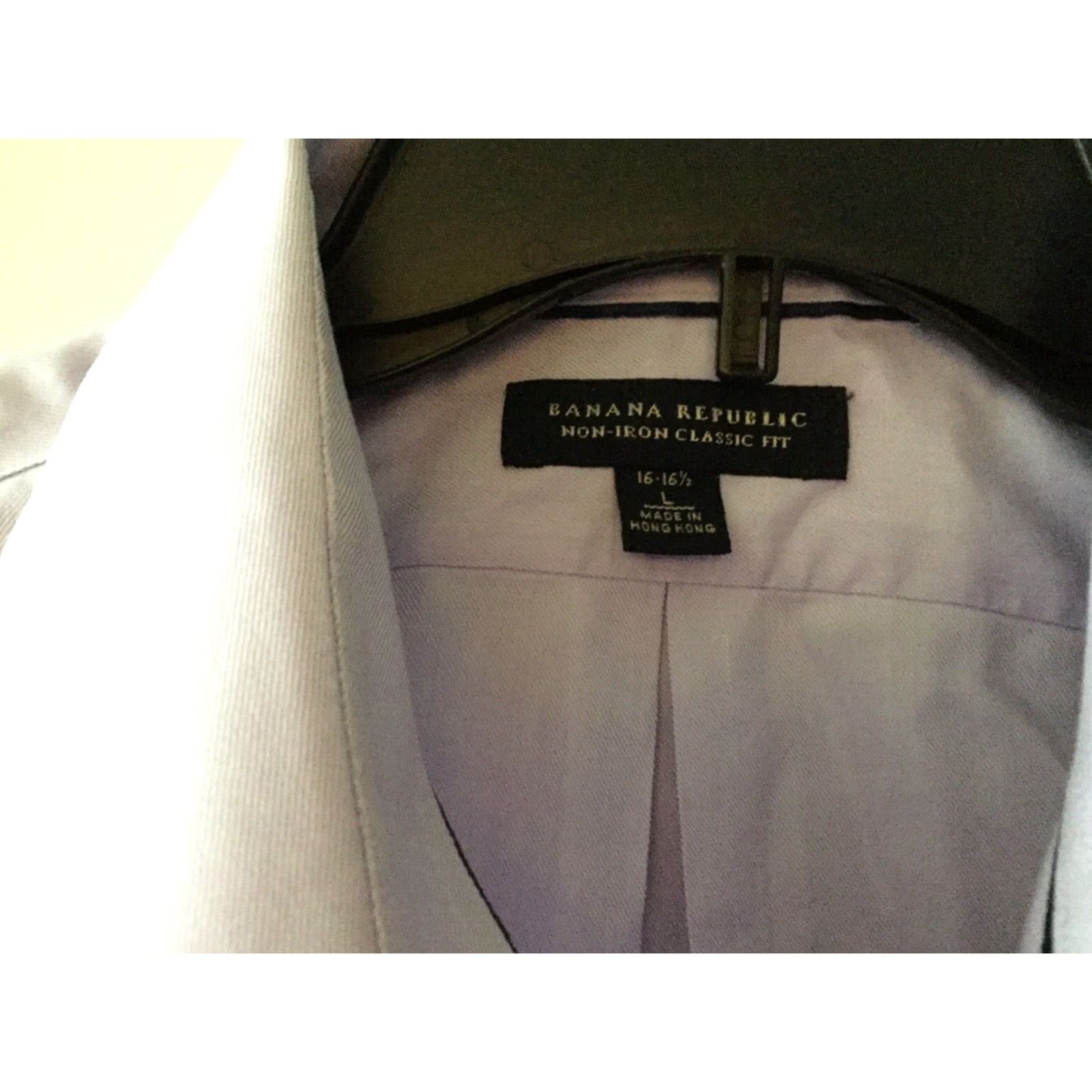 Banana Republic Banana Republic Non-Iron Classic Fit Dress Shirt, Adult Large Blue, Mens Size US L / EU 52-54 / 3 - 4 Thumbnail
