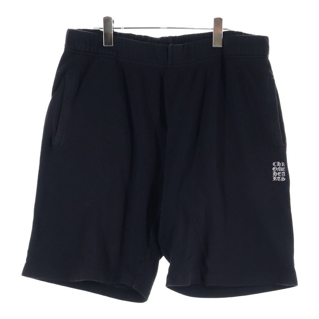 Chrome Hearts Chrome Hearts Y Not Leather Patch Sweat Shorts Grey