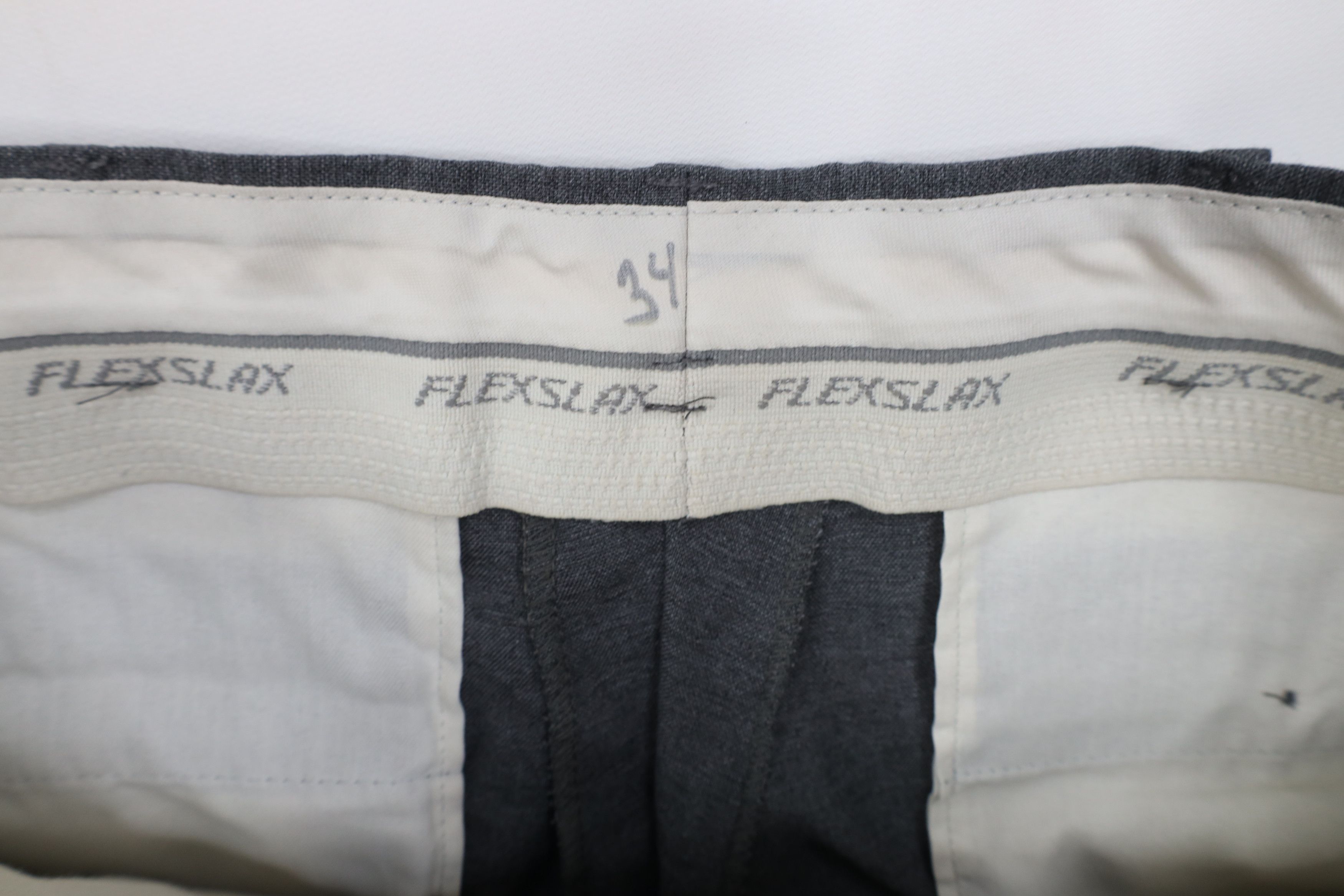 Vintage Vintage 70s Streetwear Knit Wide Leg Chino Pants USA Gray Size US 34 / EU 50 - 6 Thumbnail