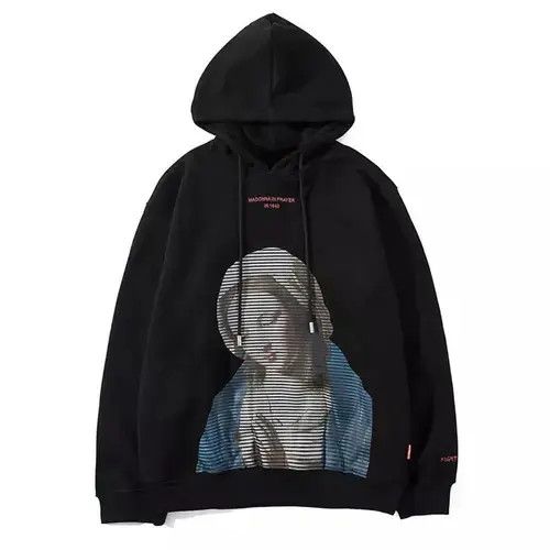 Japanese Brand × Vintage Pray Black Hoodie Sweatshirt Pullover Jersey Jumper Size US XL / EU 56 / 4 - 1 Thumbnail