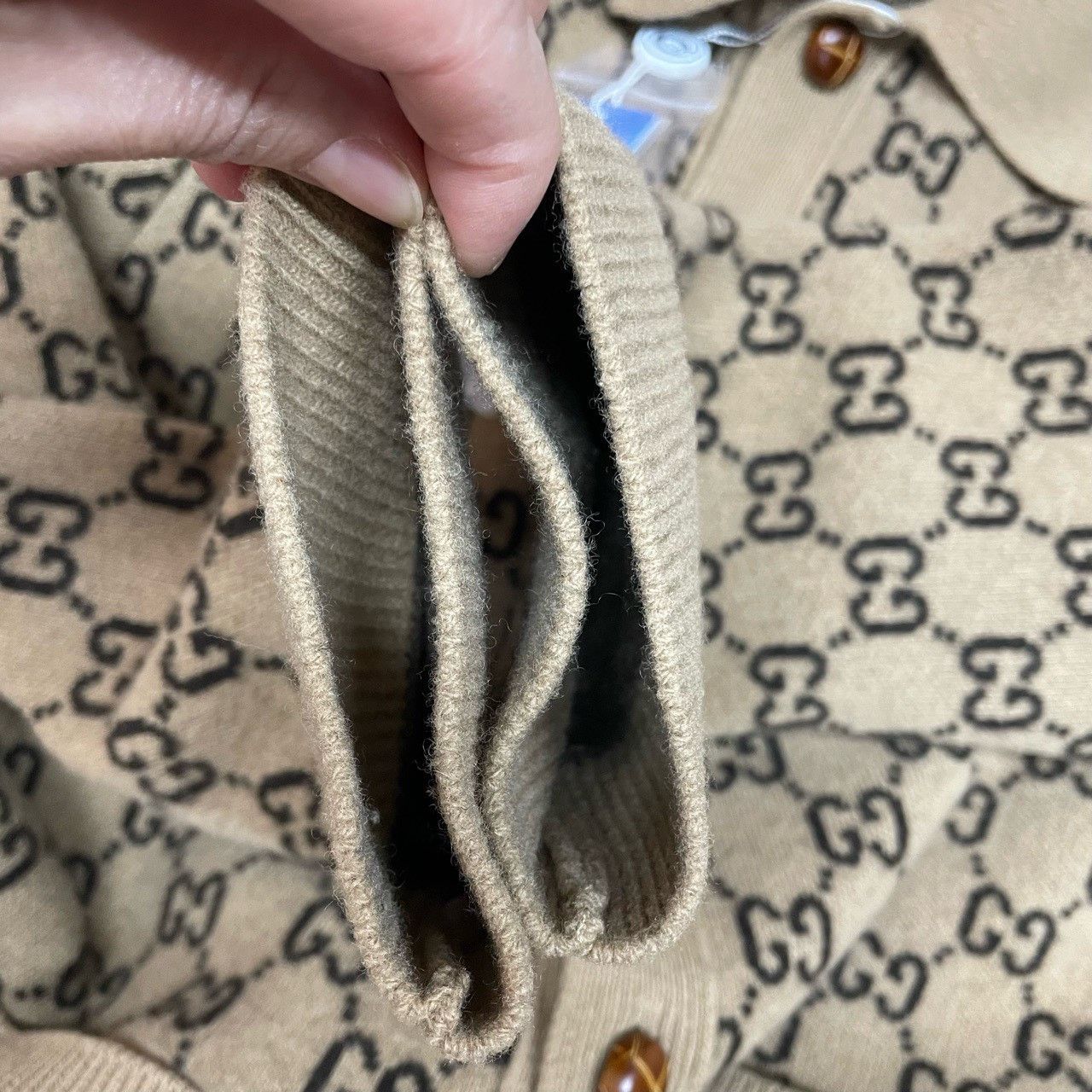Gucci Gucci Brown old flower full print cardigan sweater 2501-Nex Size US XS / EU 42 / 0 - 4 Thumbnail
