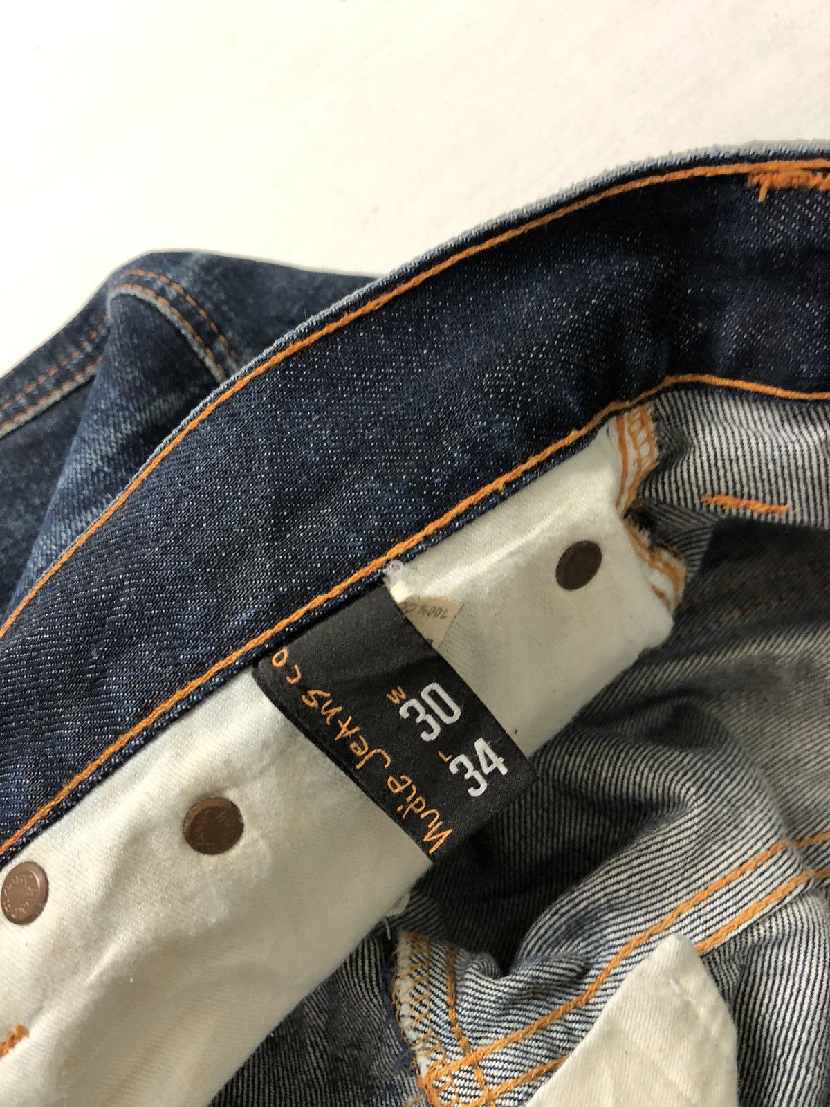 Nudie Jeans Nudie Slim Jim Denim Jeans Size US 30 / EU 46 - 17 Thumbnail