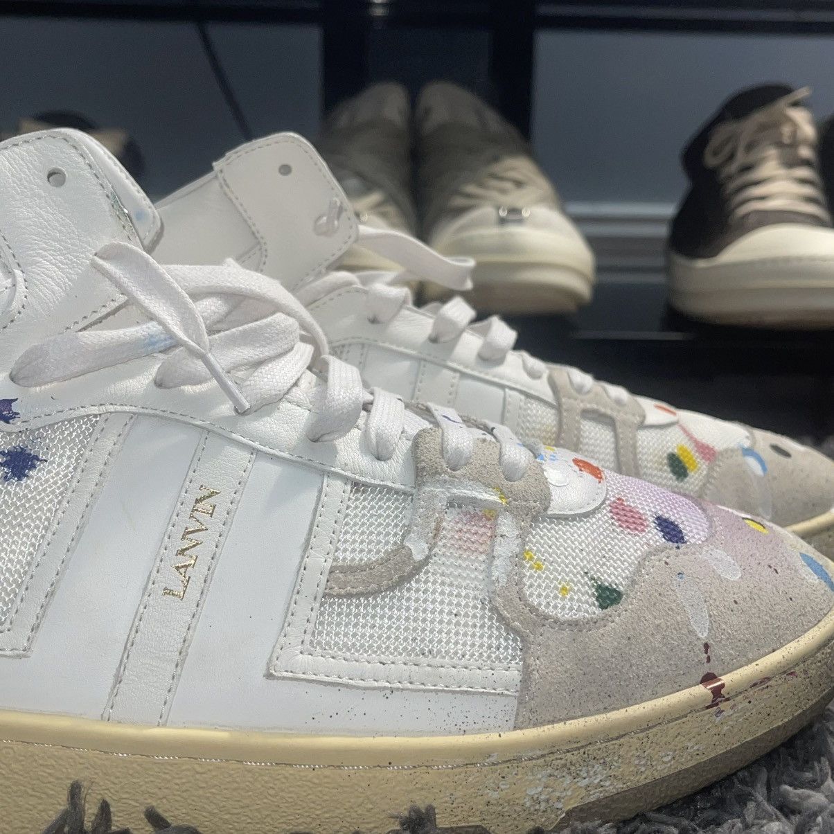 Men’s Lanvin x Gallery Dept. Clay Sneakers