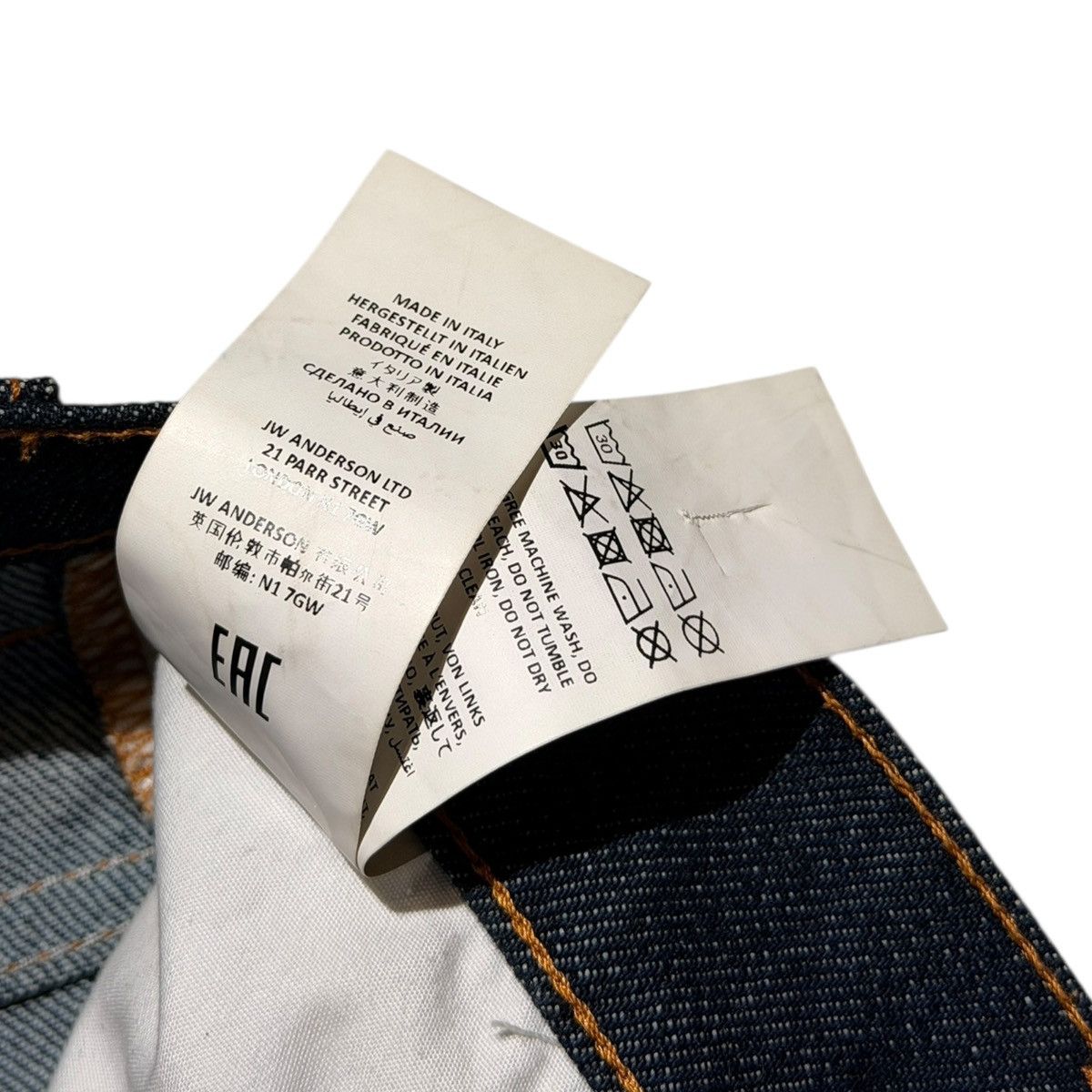JW Anderson Cuffed turn up jeans Size 26" / US 2 / IT 38 - 5 Thumbnail